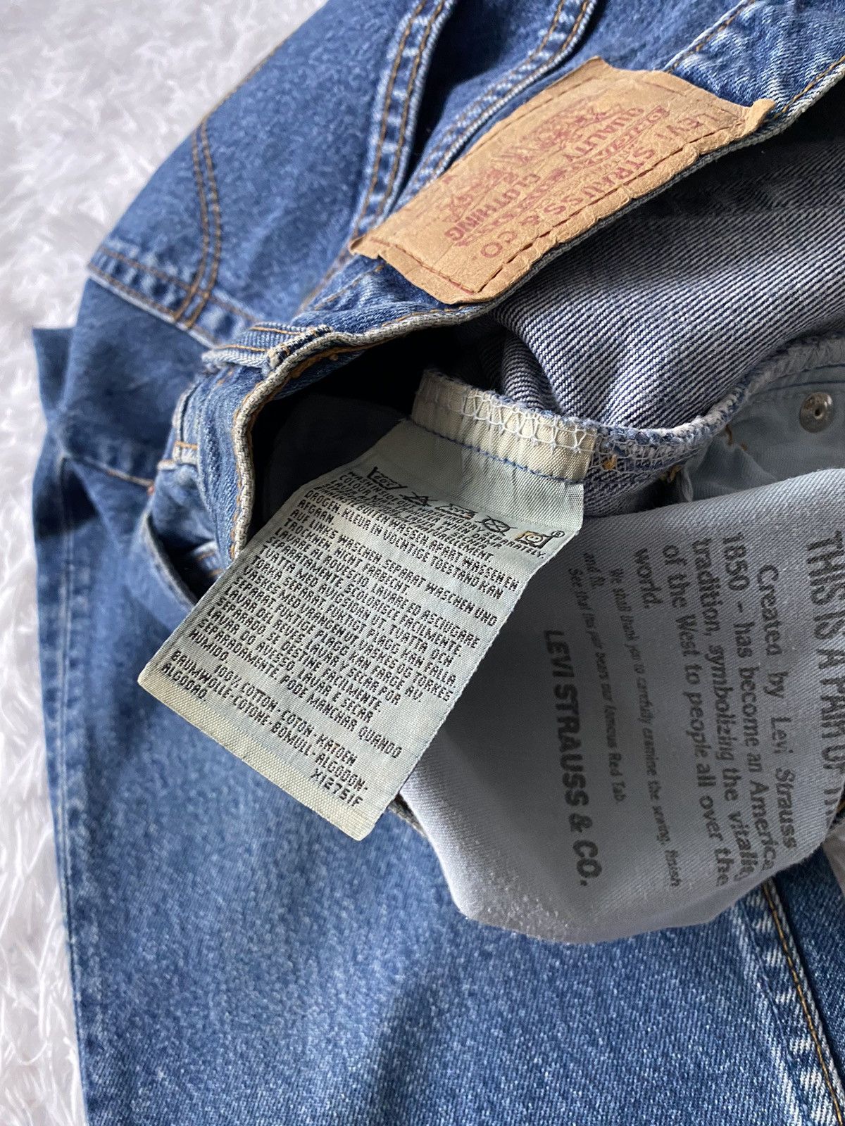 Levi's Vintage Levi's 536 Made in UK Pants Blue Denim Size US 30 / EU 46 - 7 Thumbnail