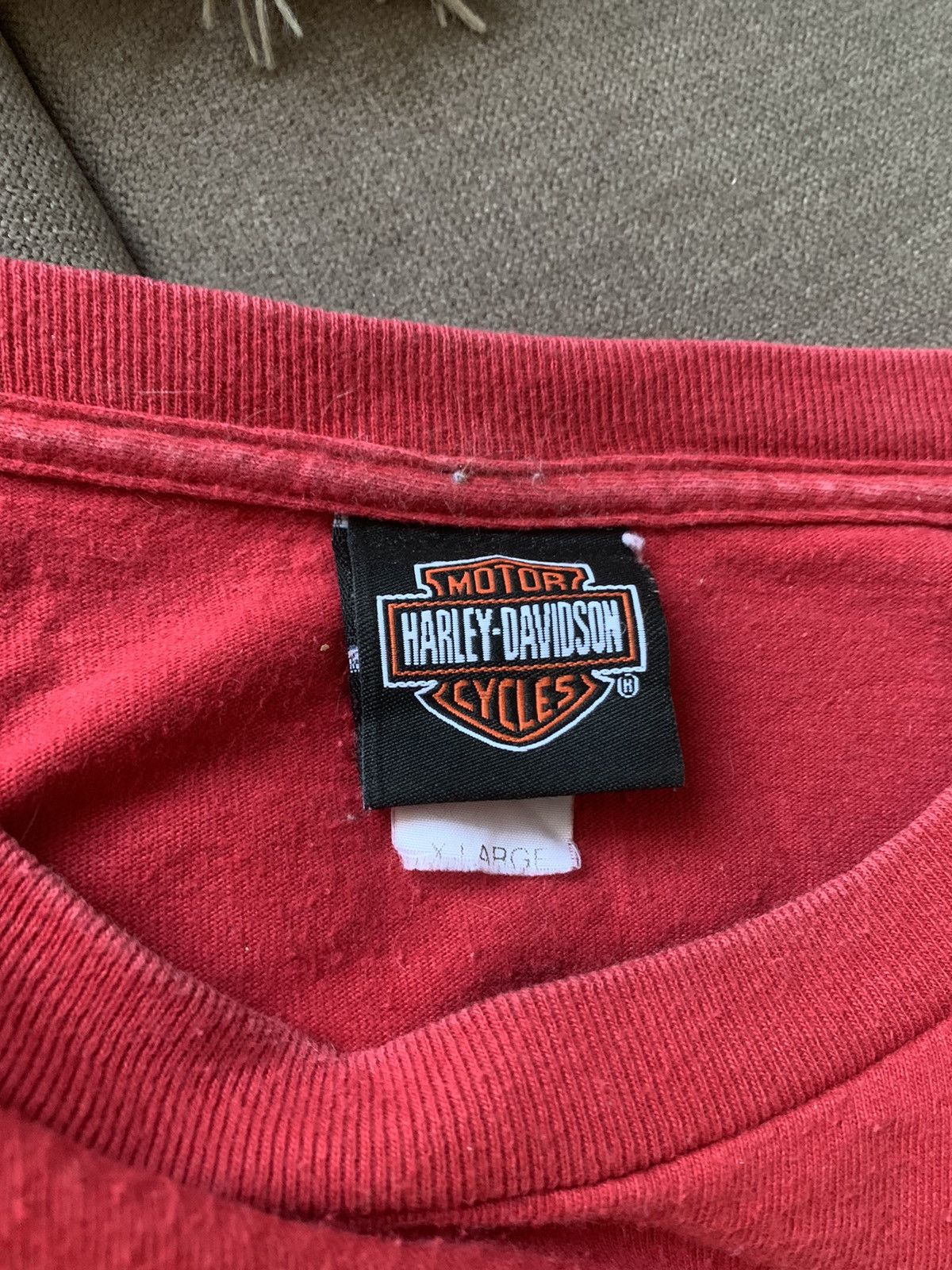 Harley Davidson Vintage 2000s Harley Davidson Orlando Florida Graphic Tee Size US XL / EU 56 / 4 - 9 Thumbnail