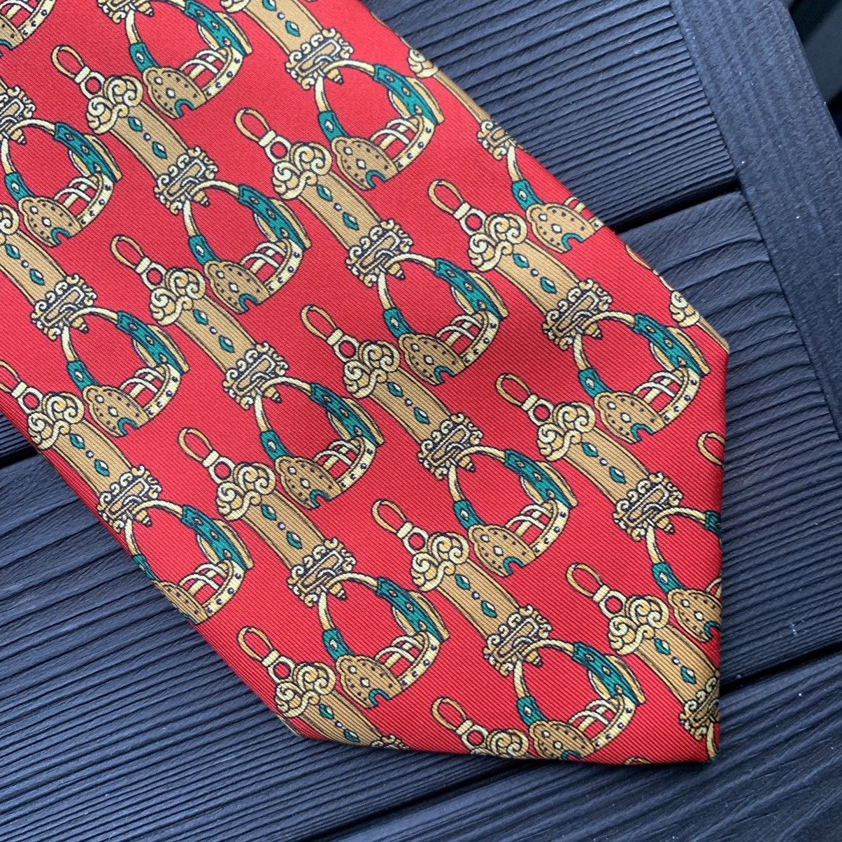 Fendi Vintage Fendi Cravatte/Tie Silk Red Size ONE SIZE - 5 Thumbnail