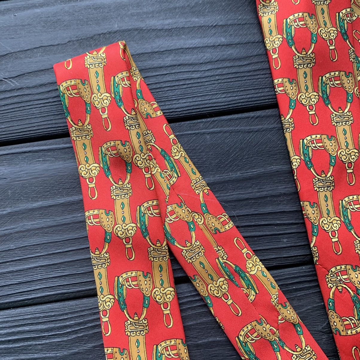 Fendi Vintage Fendi Cravatte/Tie Silk Red Size ONE SIZE - 7 Thumbnail