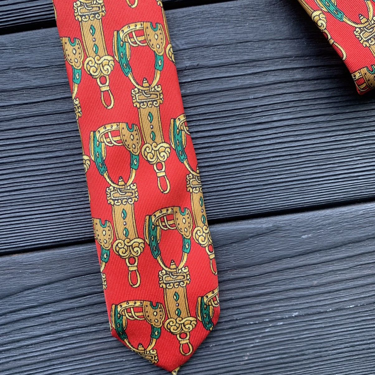 Fendi Vintage Fendi Cravatte/Tie Silk Red Size ONE SIZE - 8 Thumbnail
