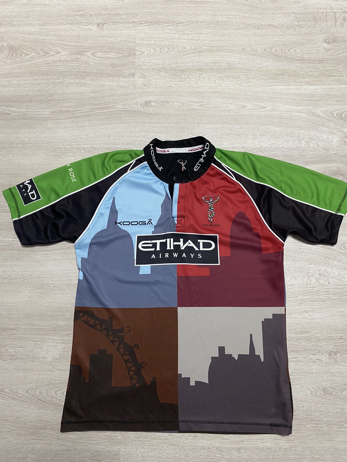 Canterbury of New Zealand HARLEQUINS ENGLAND RUGBY UNION SHIRT JERSEY KOOGA SIZE M Size US L / EU 52-54 / 3 - 1 Thumbnail