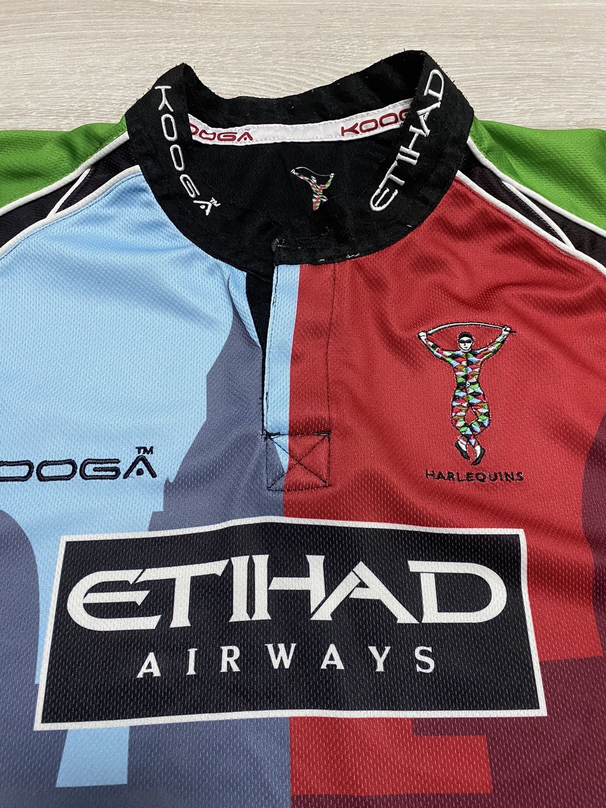 Canterbury of New Zealand HARLEQUINS ENGLAND RUGBY UNION SHIRT JERSEY KOOGA SIZE M Size US L / EU 52-54 / 3 - 2 Thumbnail