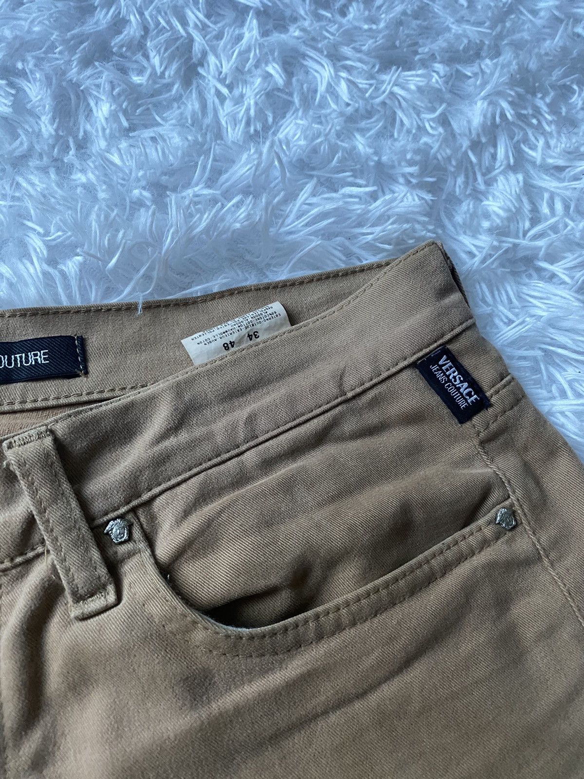 Versace Jeans Couture Versace Jeans Couture Vintage Light Brown Pants Size US 34 / EU 50 - 9 Thumbnail