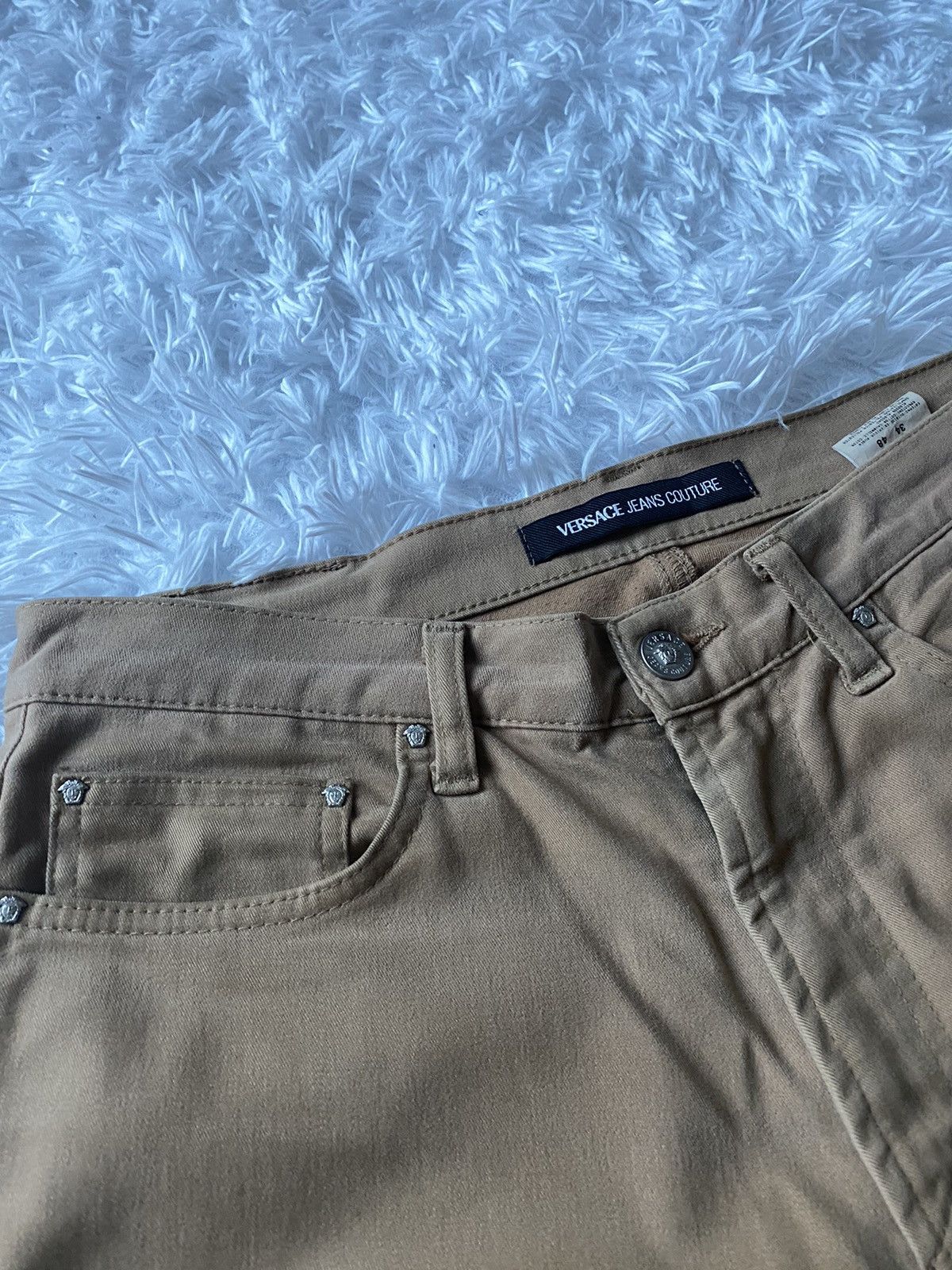 Versace Jeans Couture Versace Jeans Couture Vintage Light Brown Pants Size US 34 / EU 50 - 8 Thumbnail