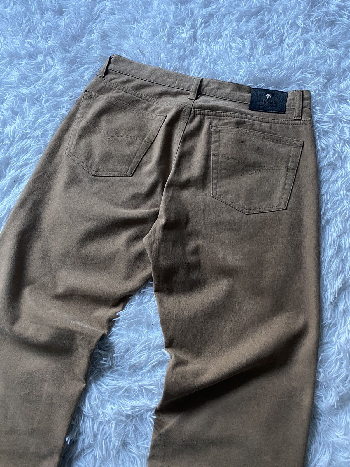 Versace Jeans Couture Versace Jeans Couture Vintage Light Brown Pants Size US 34 / EU 50 - 5 Thumbnail