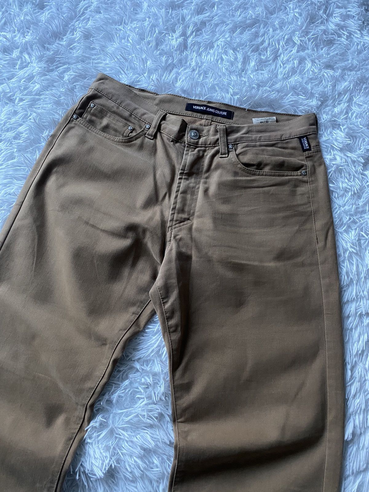 Versace Jeans Couture Versace Jeans Couture Vintage Light Brown Pants Size US 34 / EU 50 - 6 Thumbnail