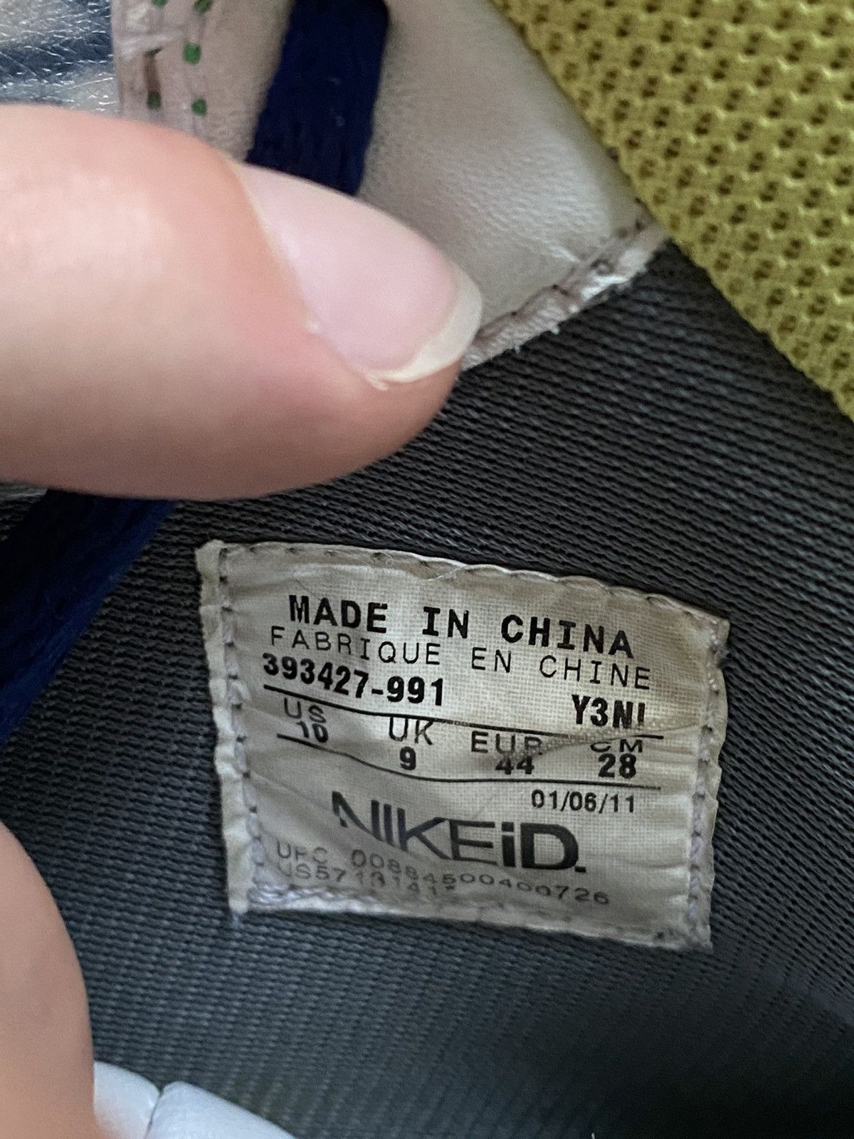 Nike Nike Dunk ID 2011 Custom High Shoes Size US 10 / EU 43 - 13 Thumbnail