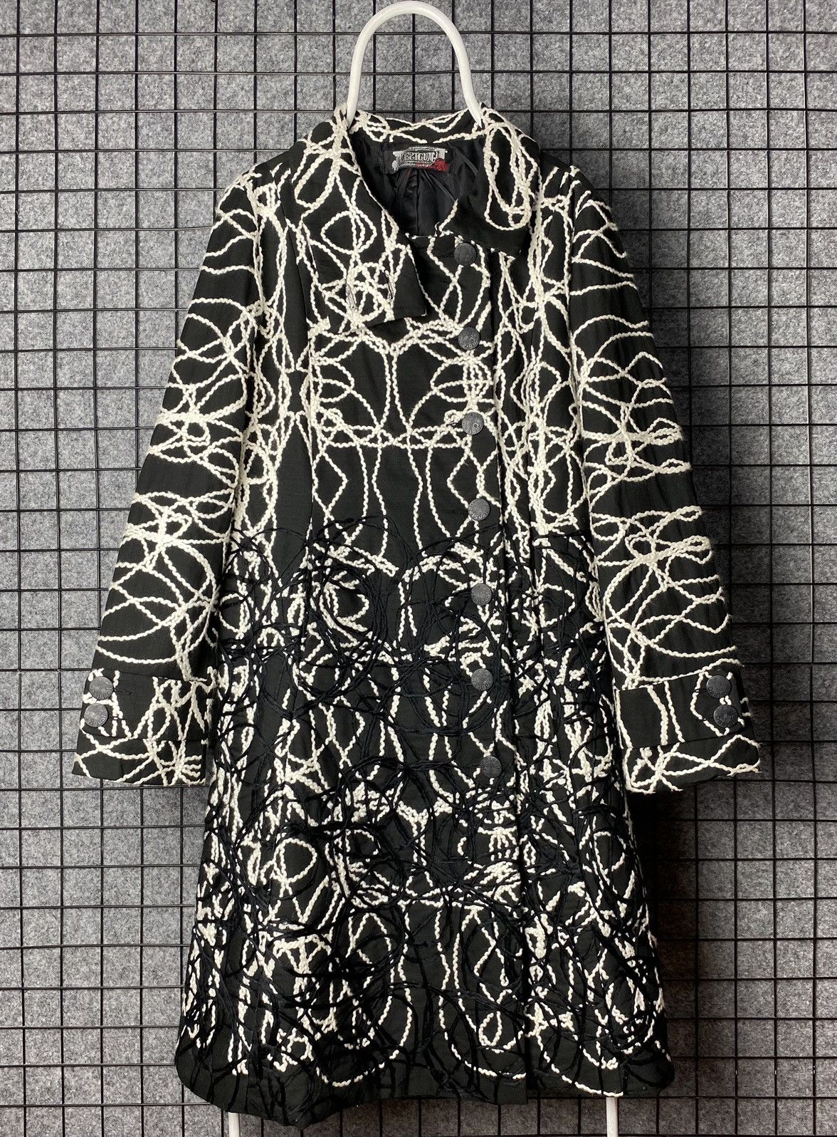 Desigual Desigual Stitched Embroidered Back Print Coat Size 42 Size M / US 6-8 / IT 42-44 - 1 Thumbnail