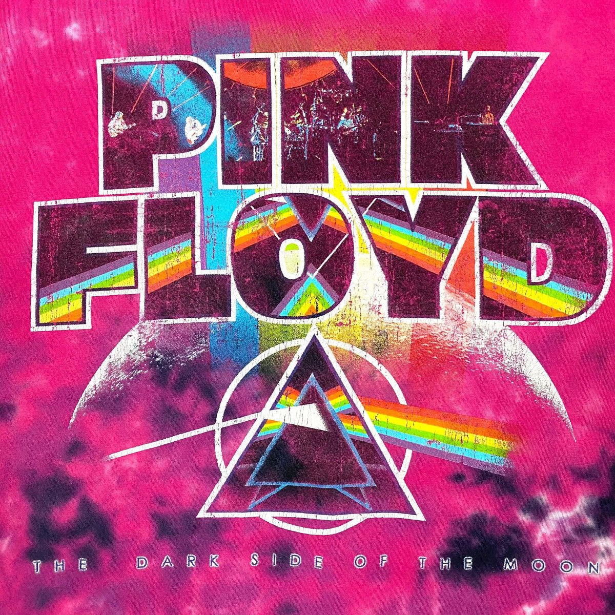 Band Tees × Pink Floyd × Vintage PINK FLOYD BAND THE DARK SIDE OF THE MOON TEE Size US L / EU 52-54 / 3 - 3 Thumbnail