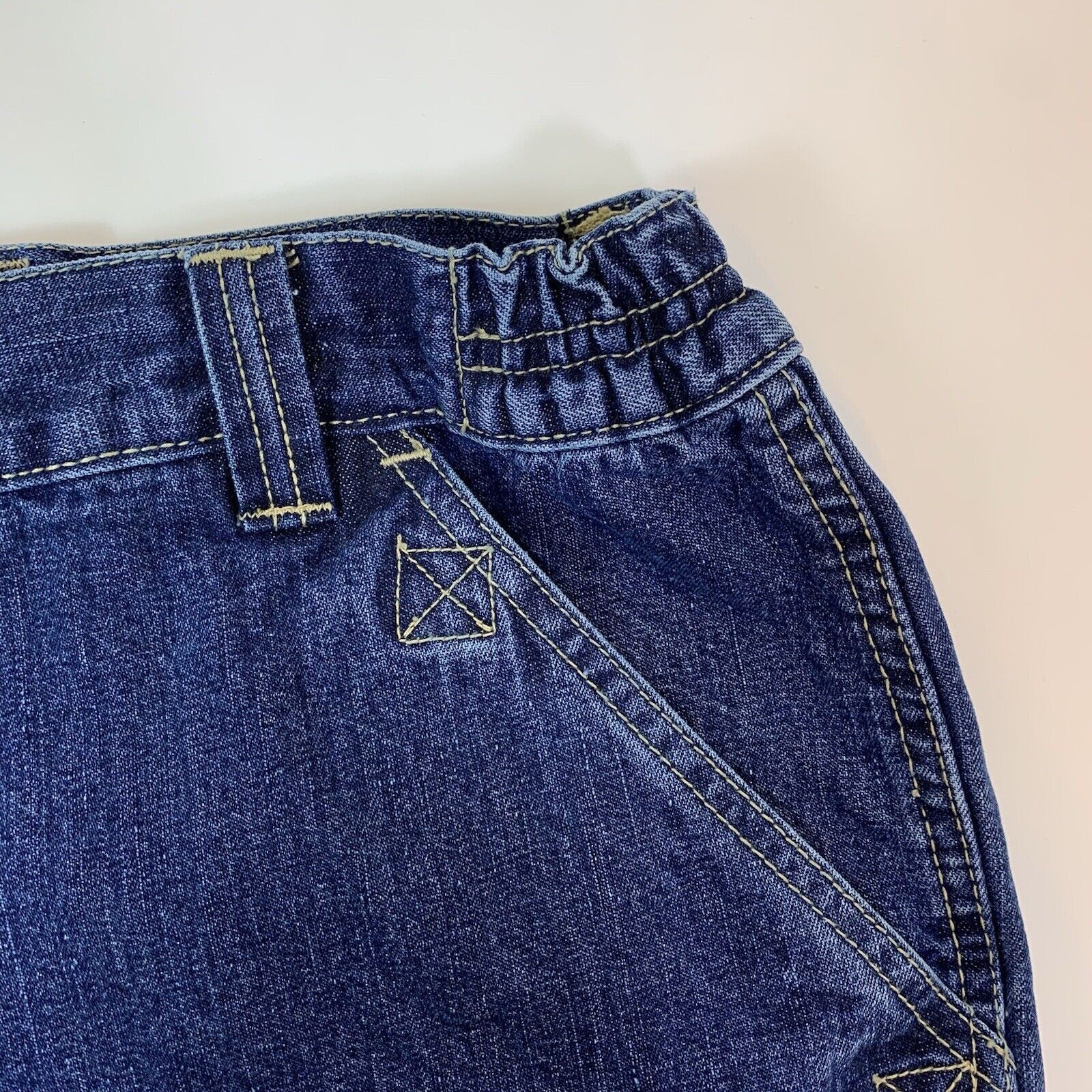Other × Vintage NWT King Size Jean Denim Cargo Six Pocket Shorts 50x7.25 Size US 44 / EU 60 - 5 Thumbnail