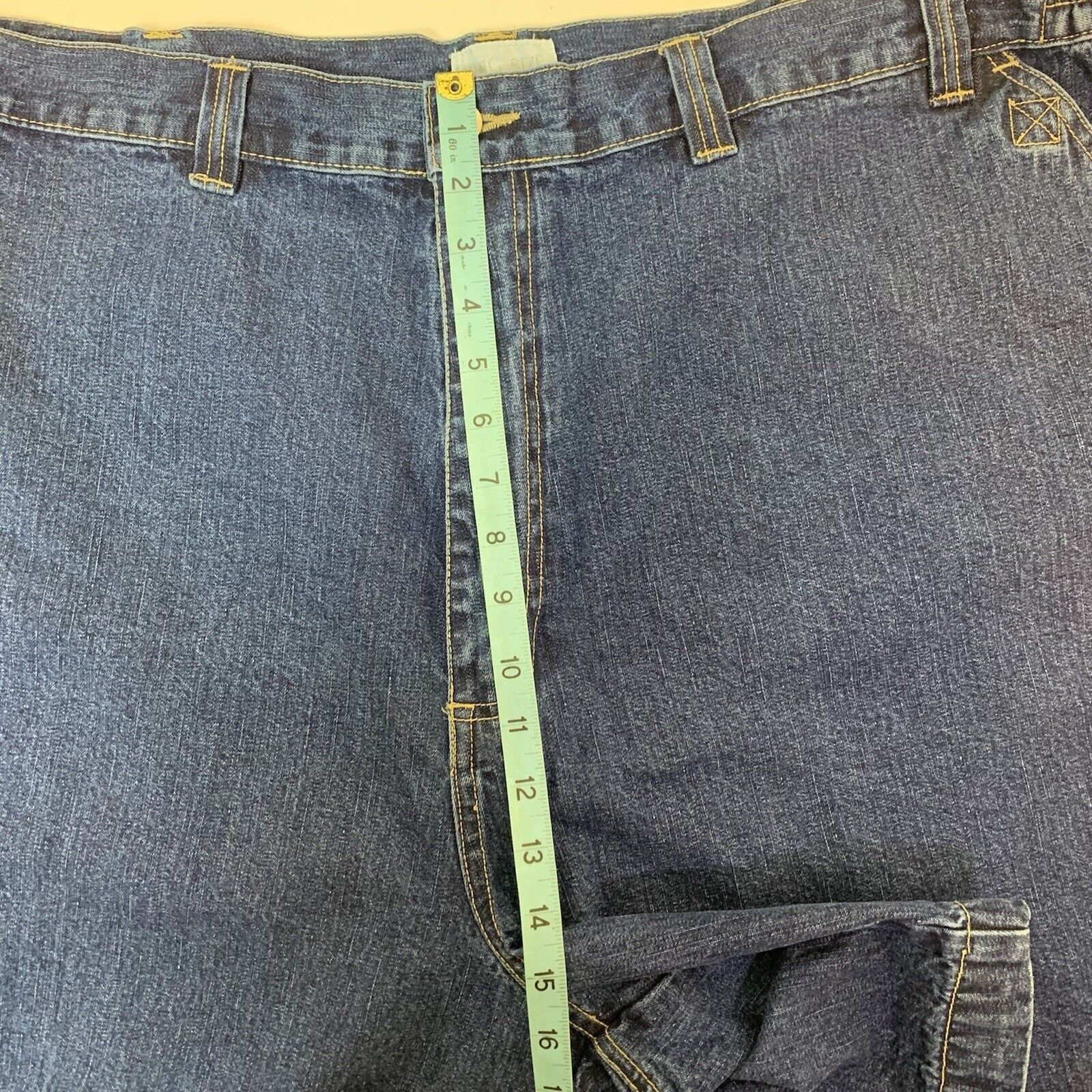 Other × Vintage NWT King Size Jean Denim Cargo Six Pocket Shorts 50x7.25 Size US 44 / EU 60 - 9 Thumbnail
