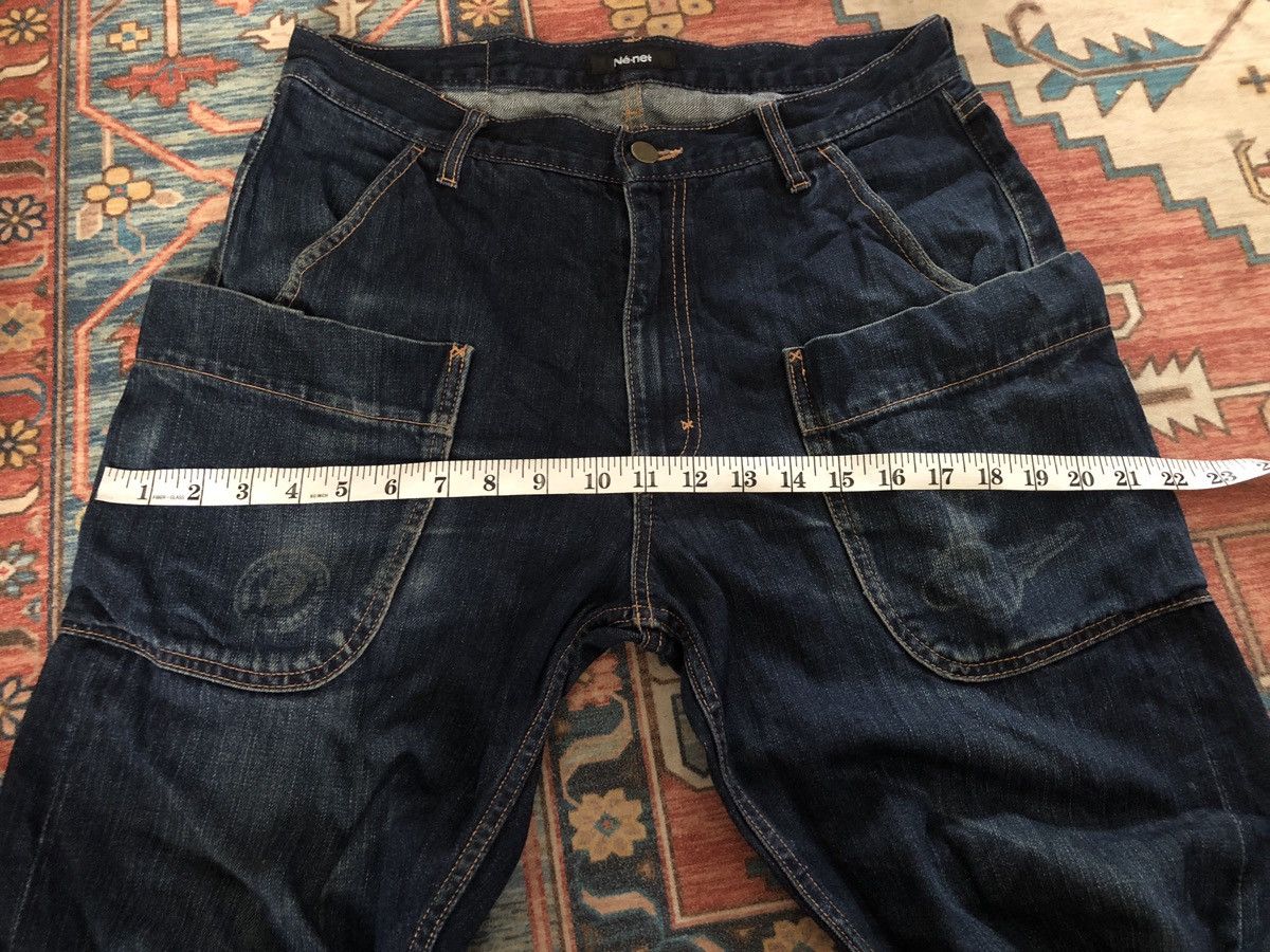 Issey Miyake × Ne-Net Ne-net Issey Miyake Selvedge Denim Jeans Size US 32 / EU 48 - 13 Thumbnail