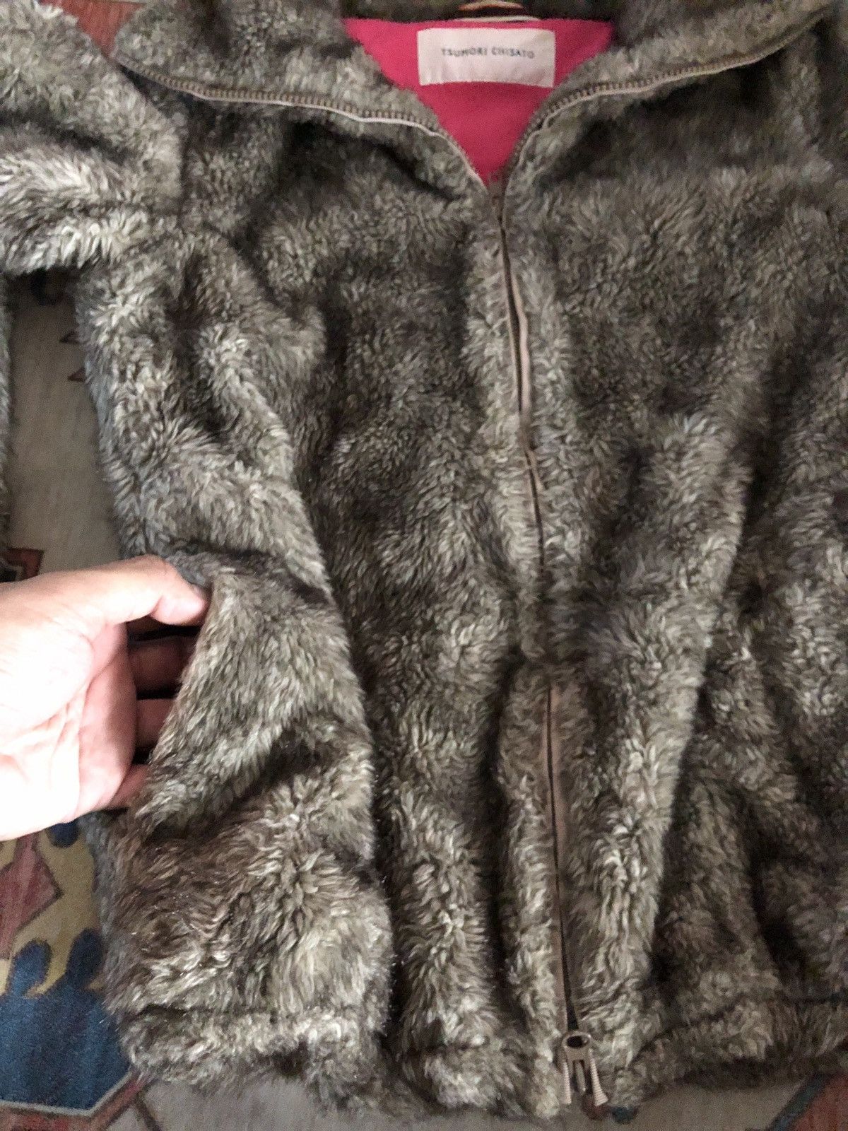 Issey Miyake × Japanese Brand × Tsumori Chisato TSUMORI CHISATO FUR MINK SHERPA zipper jacket Size S / US 4 / IT 40 - 5 Thumbnail
