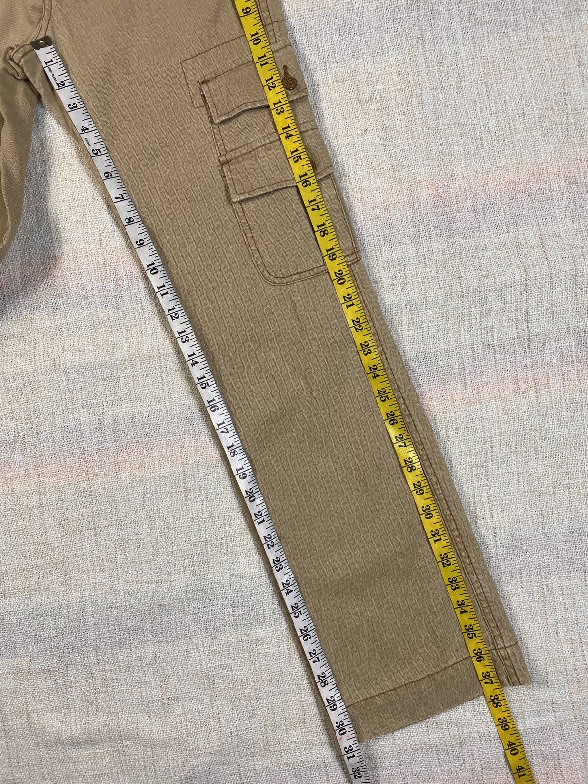 Vintage Herringbone Twill Cargo By Polo Ralph Lauren Size US 30 / EU 46 - 5 Thumbnail