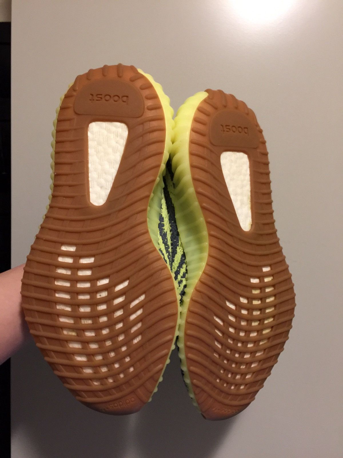Adidas × Kanye West Yeezy Boost 350 V2 Semi Frozen Yellow 2017 Size US 5 / EU 37 - 7 Thumbnail