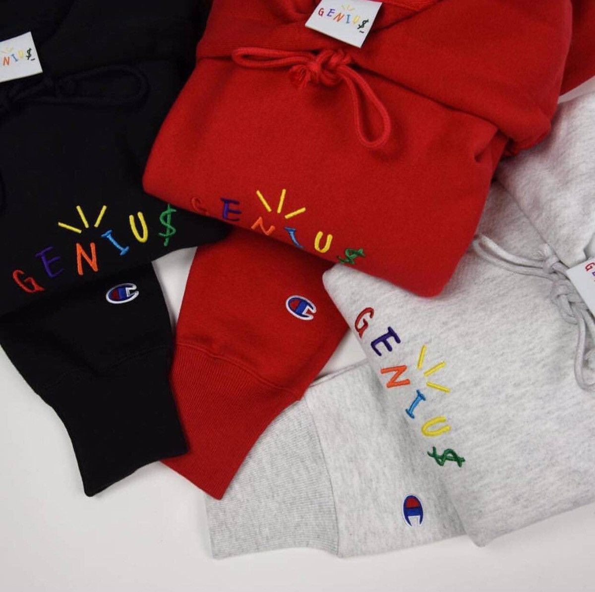 Champion × Genius Pieces Genius Pieces x Champion Reverse Weave Hoodie Size US S / EU 44-46 / 1 - 3 Thumbnail