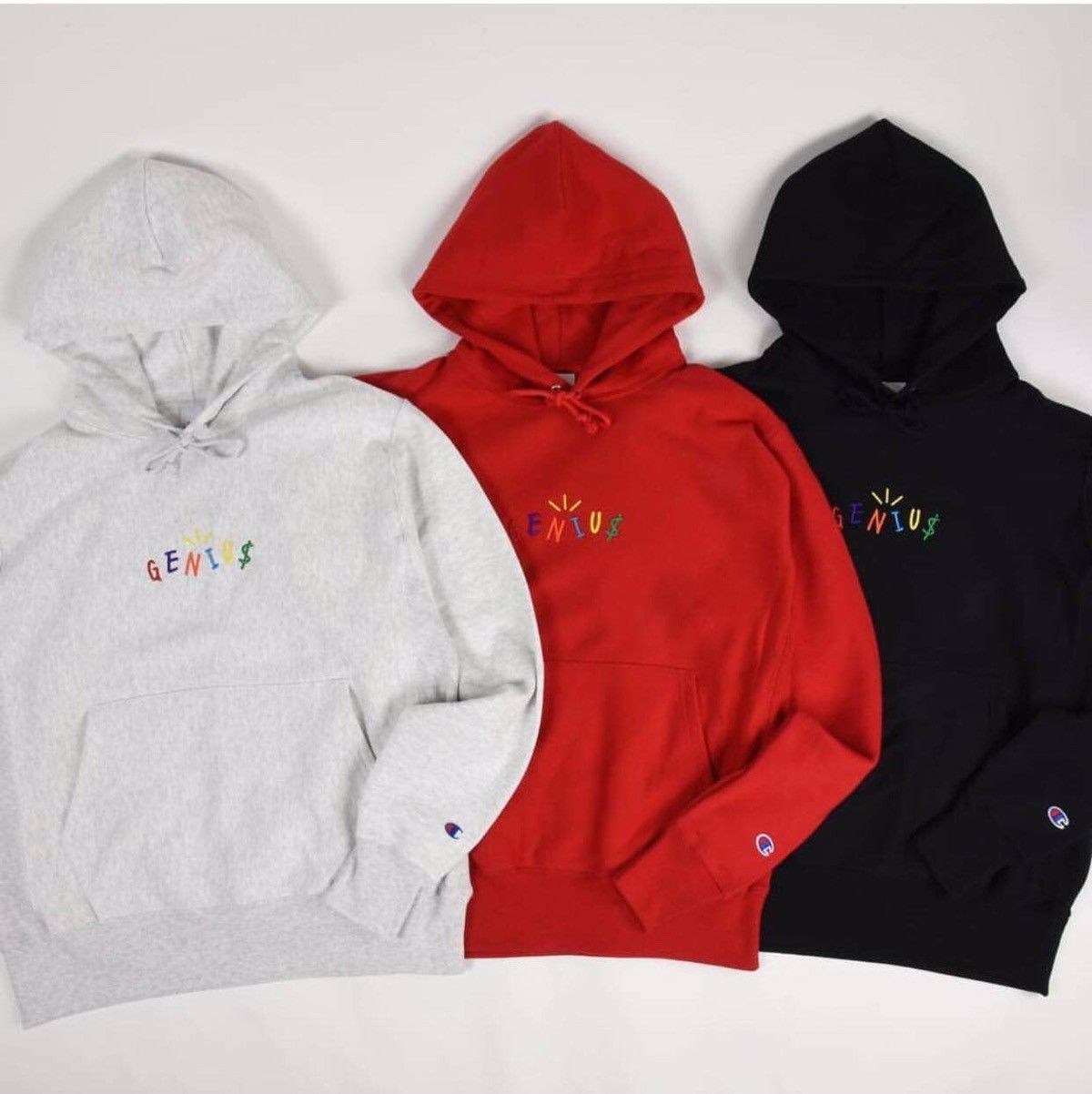 Champion × Genius Pieces Genius Pieces x Champion Reverse Weave Hoodie Size US S / EU 44-46 / 1 - 2 Thumbnail