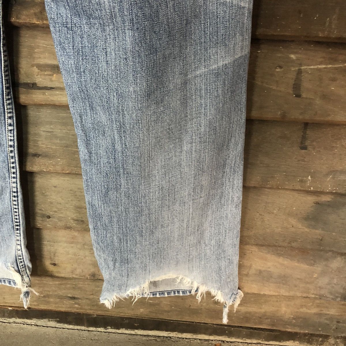 Levi's 503 Levis Distressed Denim Pants vintage #4516 Size US 32 / EU 48 - 18 Thumbnail