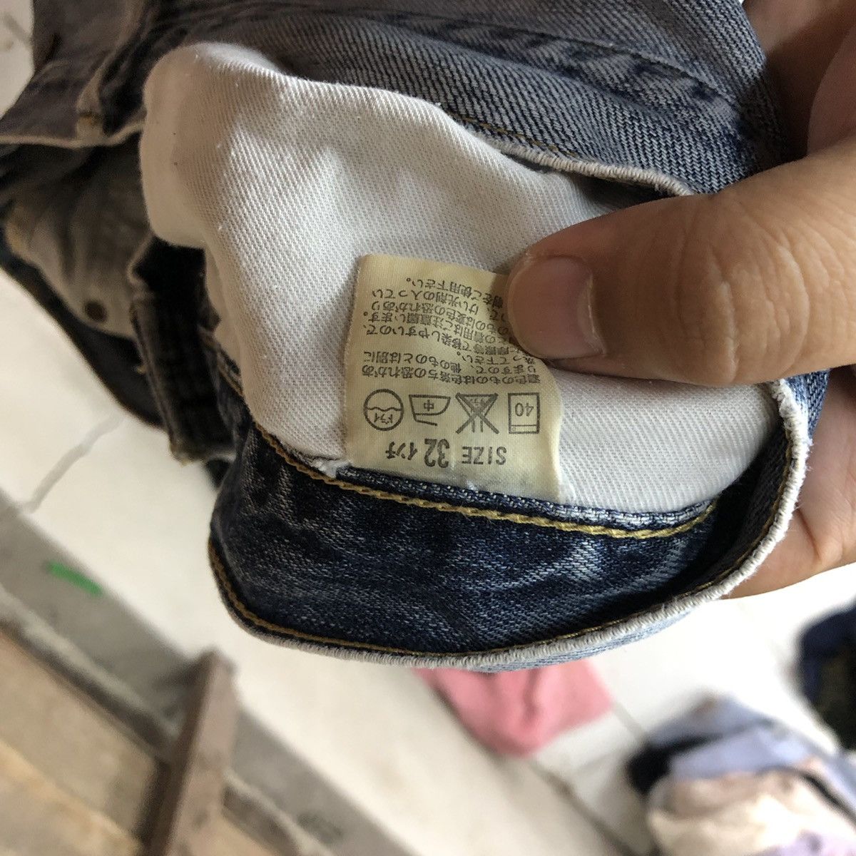 Levi's 503 Levis Distressed Denim Pants vintage #4516 Size US 32 / EU 48 - 21 Thumbnail