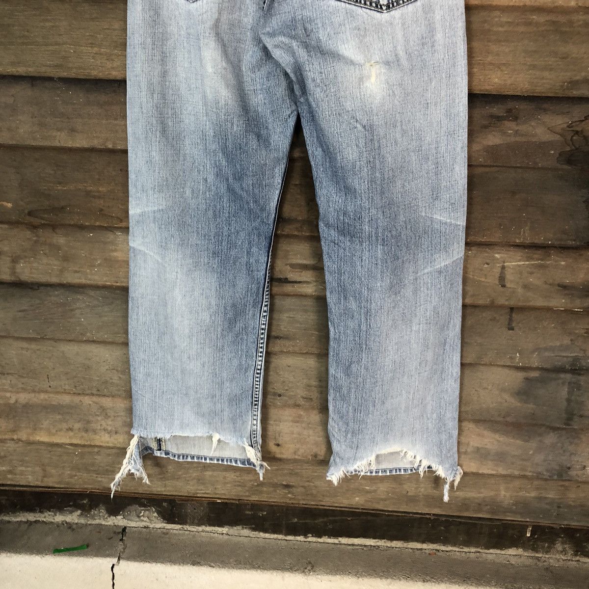 Levi's 503 Levis Distressed Denim Pants vintage #4516 Size US 32 / EU 48 - 14 Thumbnail