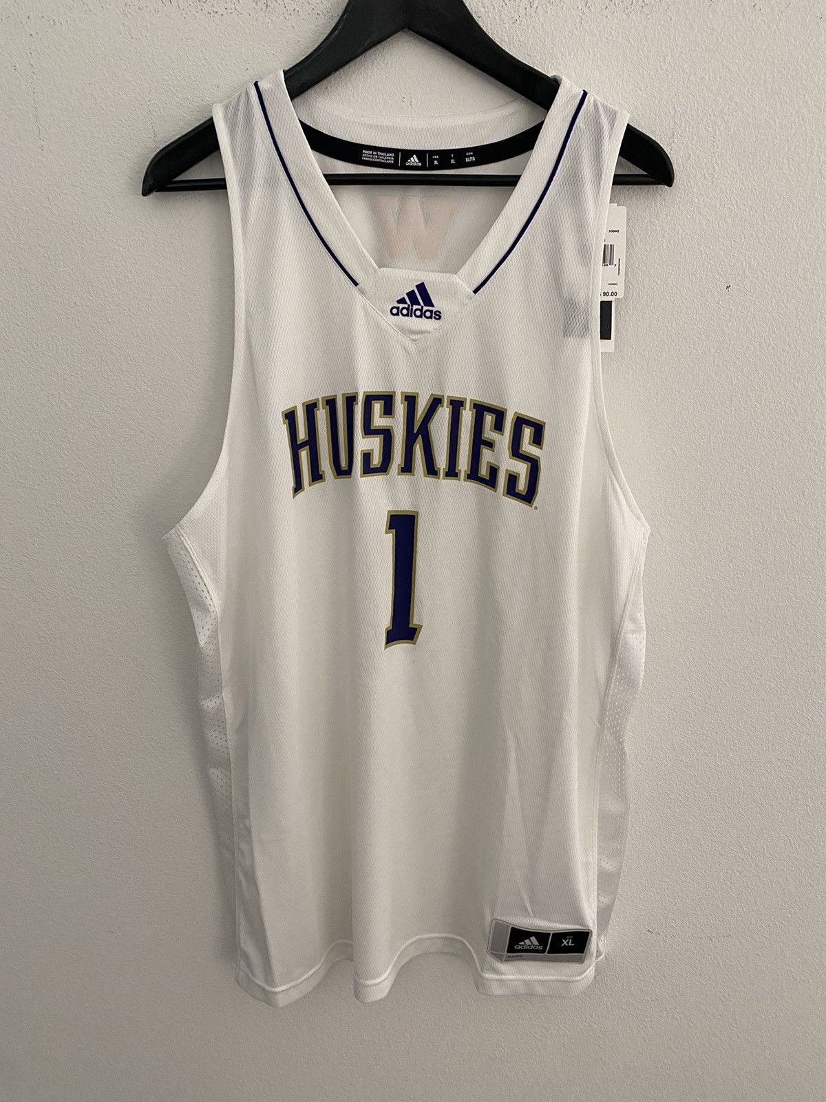 NCAA Adidas U of Washington Basketball Swingman Jersey XL NWT Size US XL / EU 56 / 4 - 1 Thumbnail