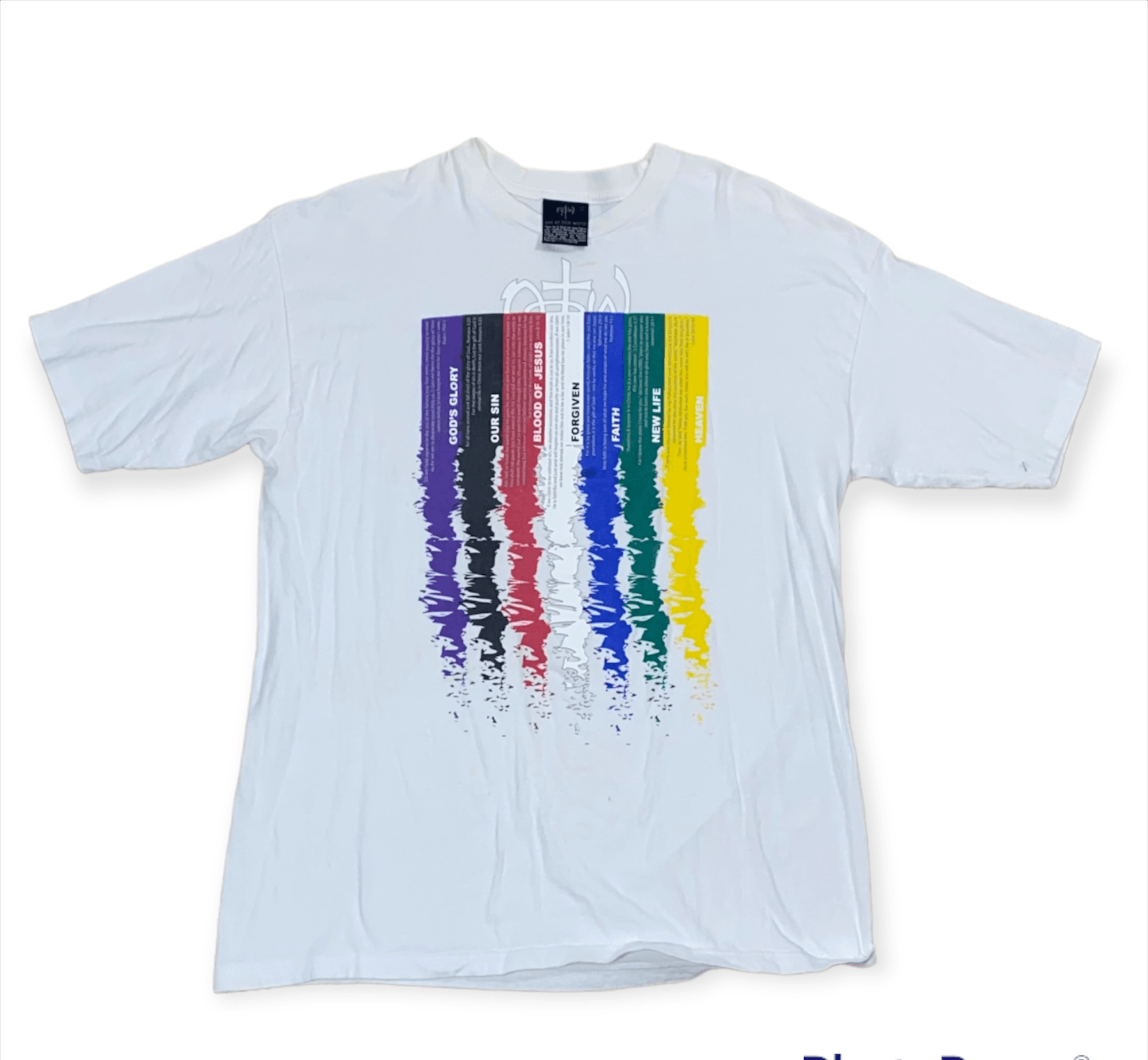 Vintage 🏁 Not of This World Religion T-Shirt 🏁 Size US XL / EU 56 / 4 - 1 Thumbnail