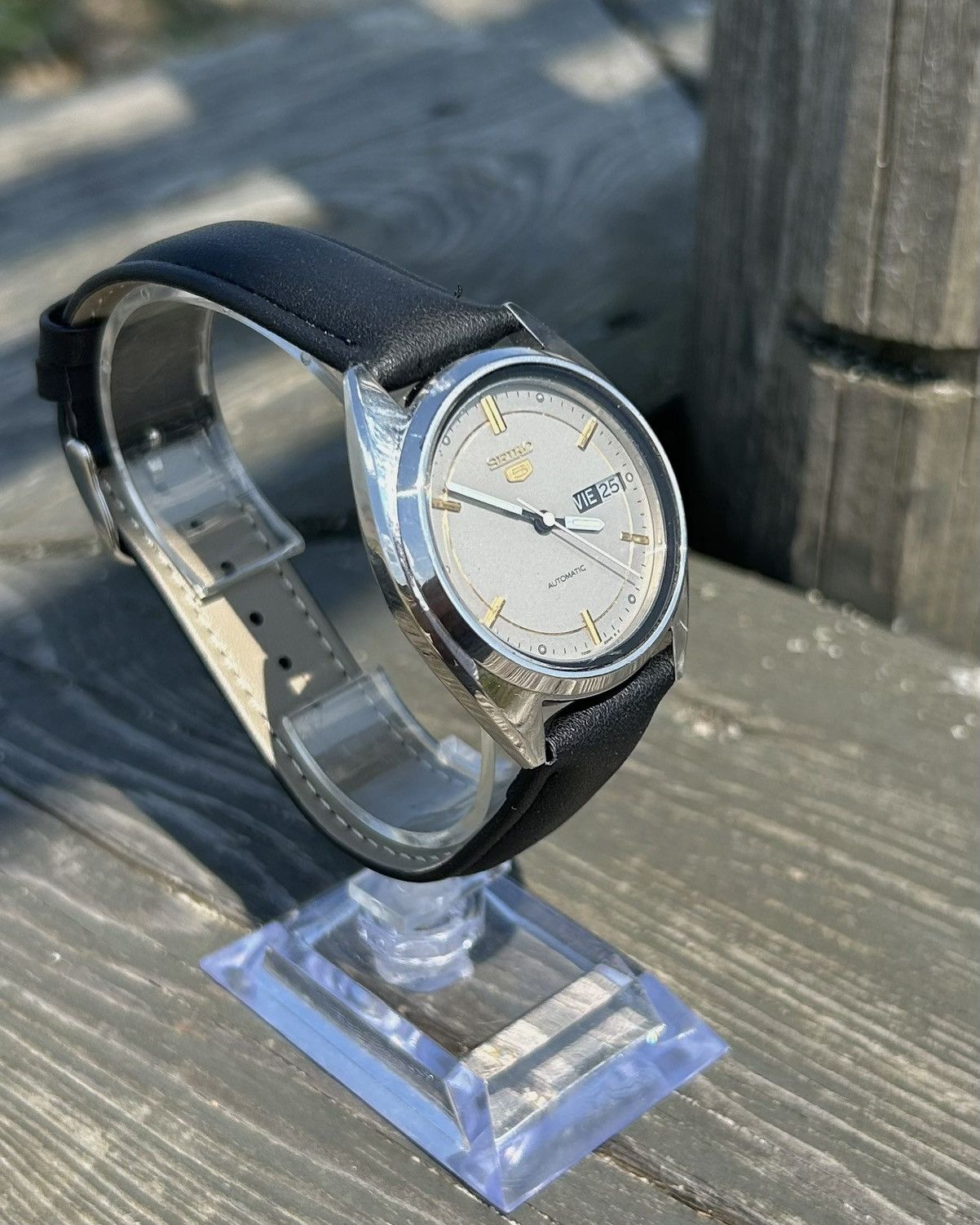 Seiko Vintage Japan Watch Seiko 5 Automatic 1990s Stainless Steel Size ONE SIZE - 9 Thumbnail
