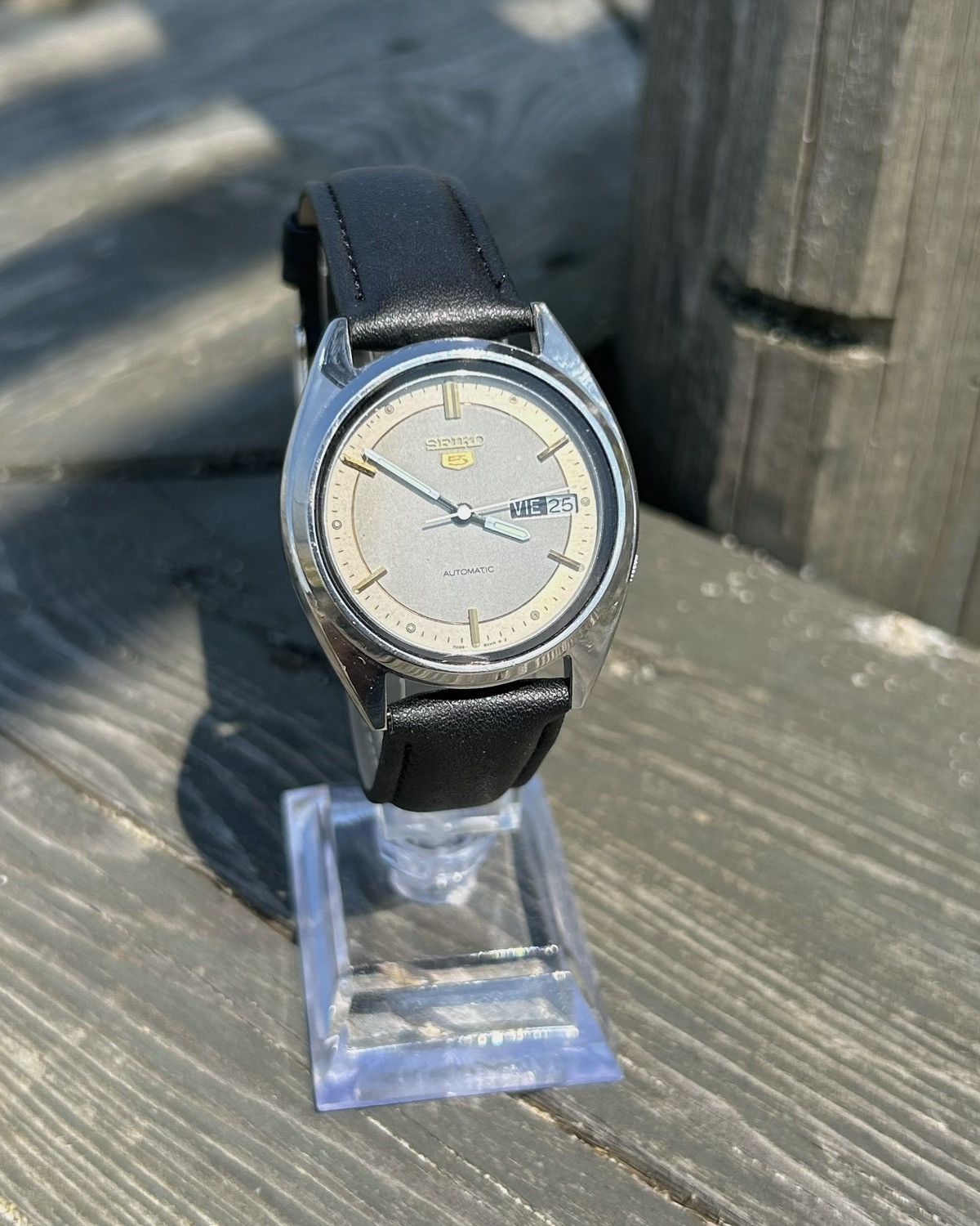 Seiko Vintage Japan Watch Seiko 5 Automatic 1990s Stainless Steel Size ONE SIZE - 7 Thumbnail