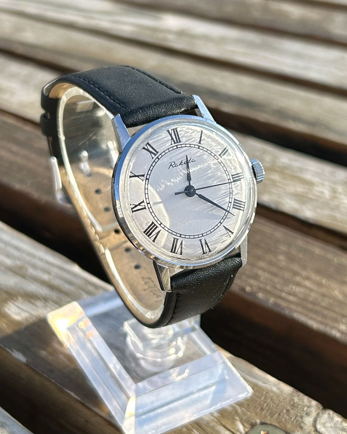 Vintage Vintage Soviet Raketa Watch Mechanical Wristwatch USSR 1980s Size ONE SIZE - 10 Thumbnail
