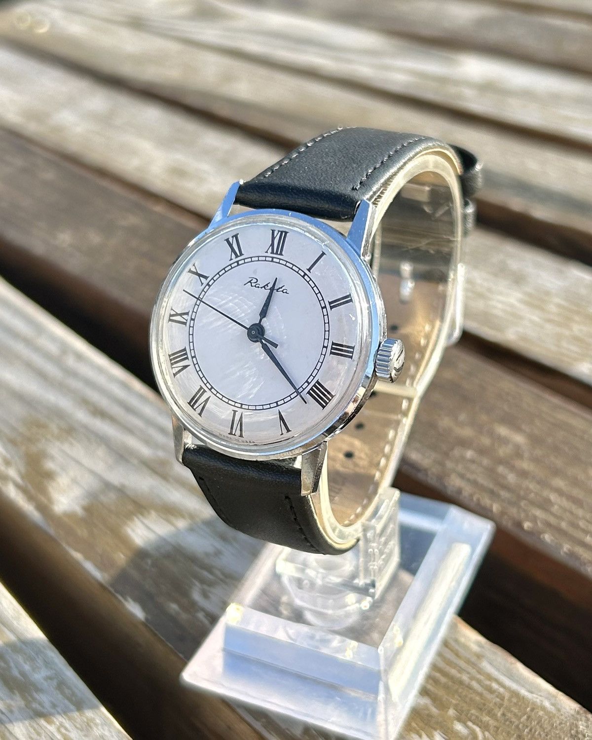 Vintage Vintage Soviet Raketa Watch Mechanical Wristwatch USSR 1980s Size ONE SIZE - 4 Thumbnail