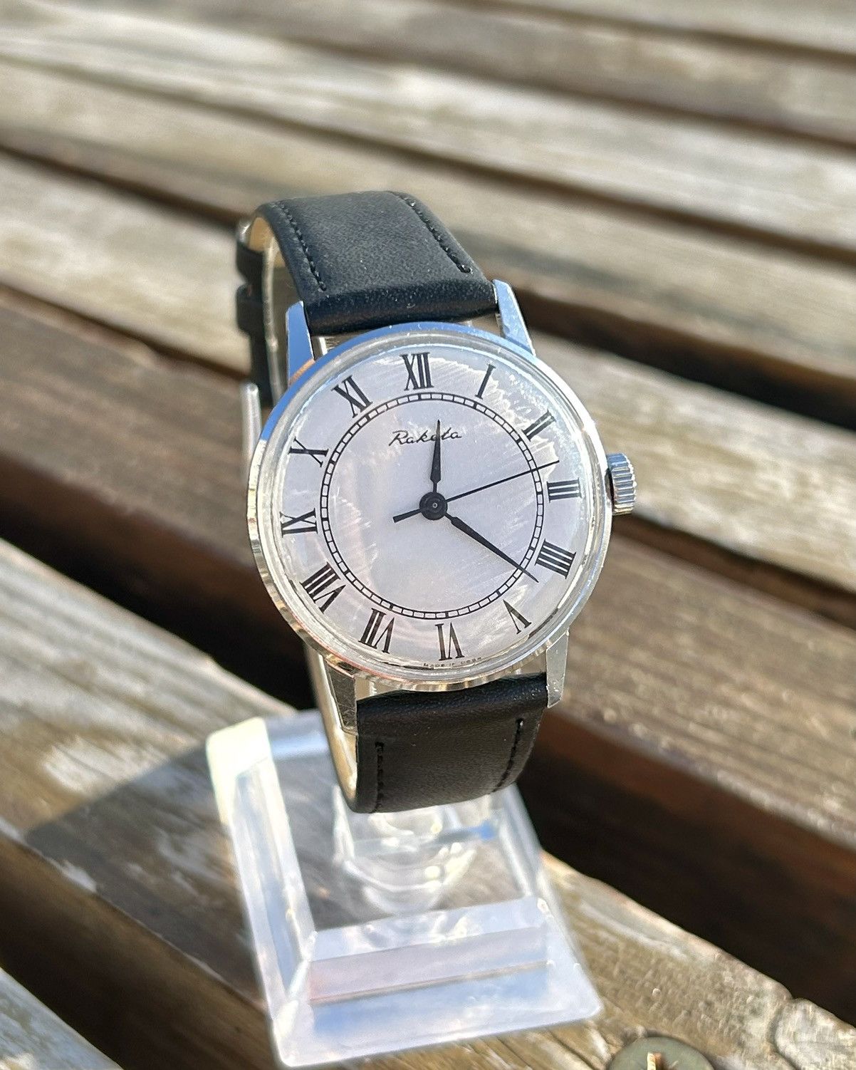 Vintage Vintage Soviet Raketa Watch Mechanical Wristwatch USSR 1980s Size ONE SIZE - 2 Thumbnail