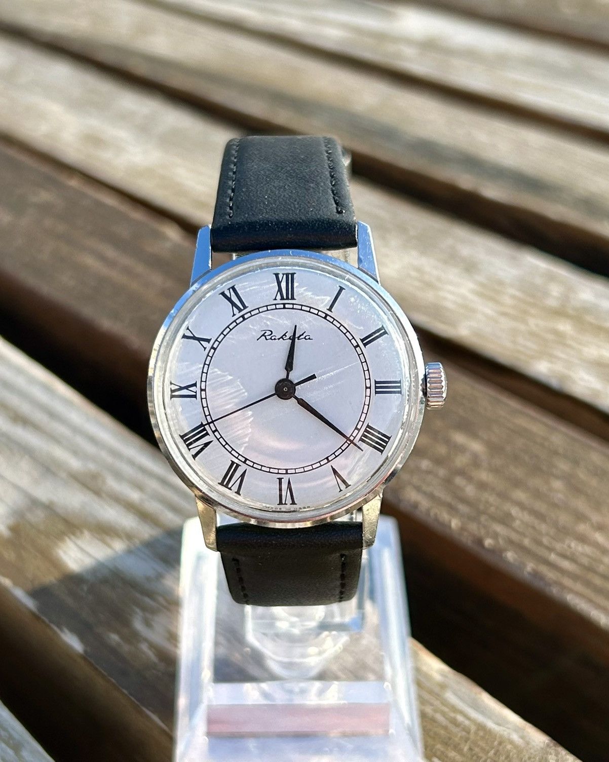 Vintage Vintage Soviet Raketa Watch Mechanical Wristwatch USSR 1980s Size ONE SIZE - 3 Thumbnail