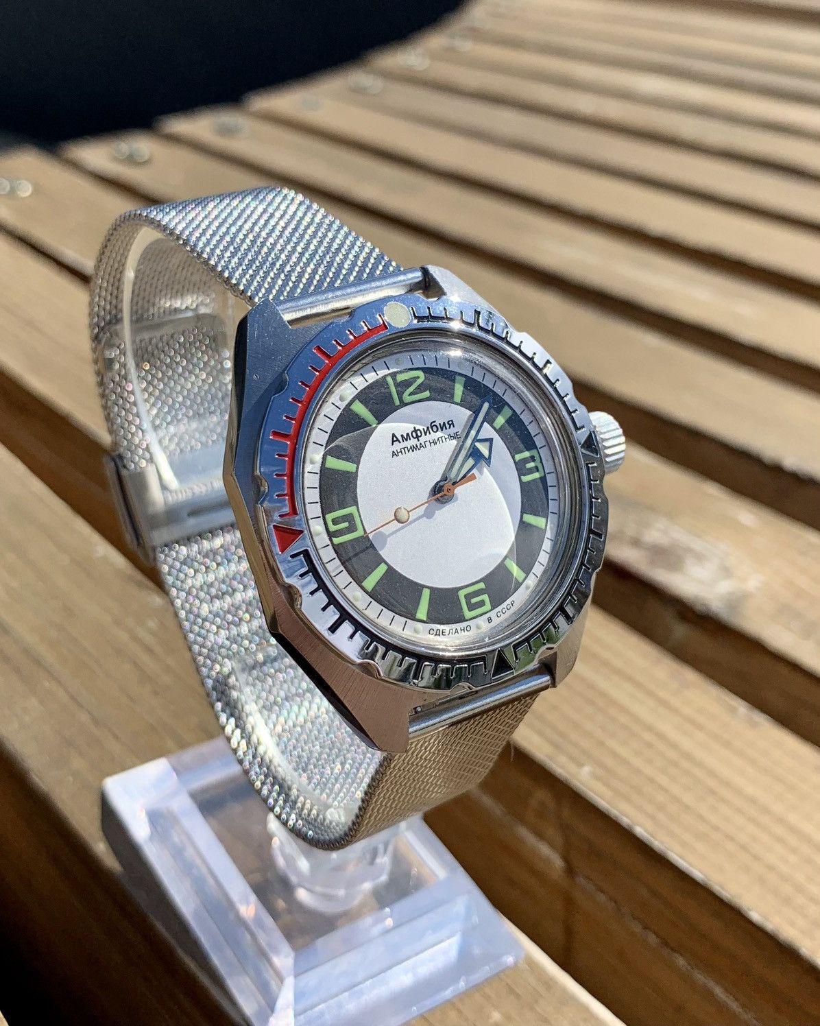 Vintage Vintage Perfect Vostok Amphibia USSR Soviet Watch 1980s Size ONE SIZE - 10 Thumbnail