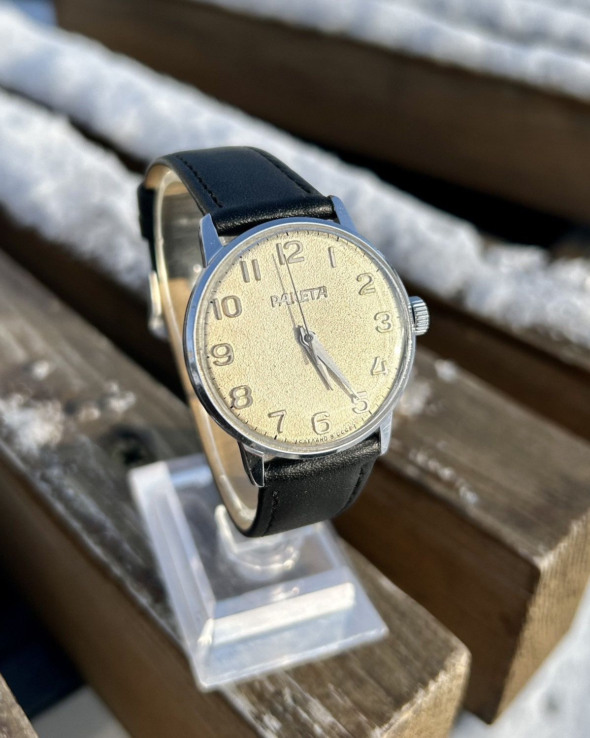 Vintage Vintage Soviet Raketa Watch Mechanical Wristwatch USSR 1980s Size ONE SIZE - 9 Thumbnail