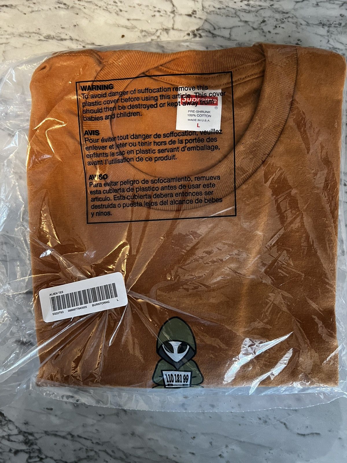 Supreme Supreme Alien Tee Size US L / EU 52-54 / 3 - 2 Thumbnail