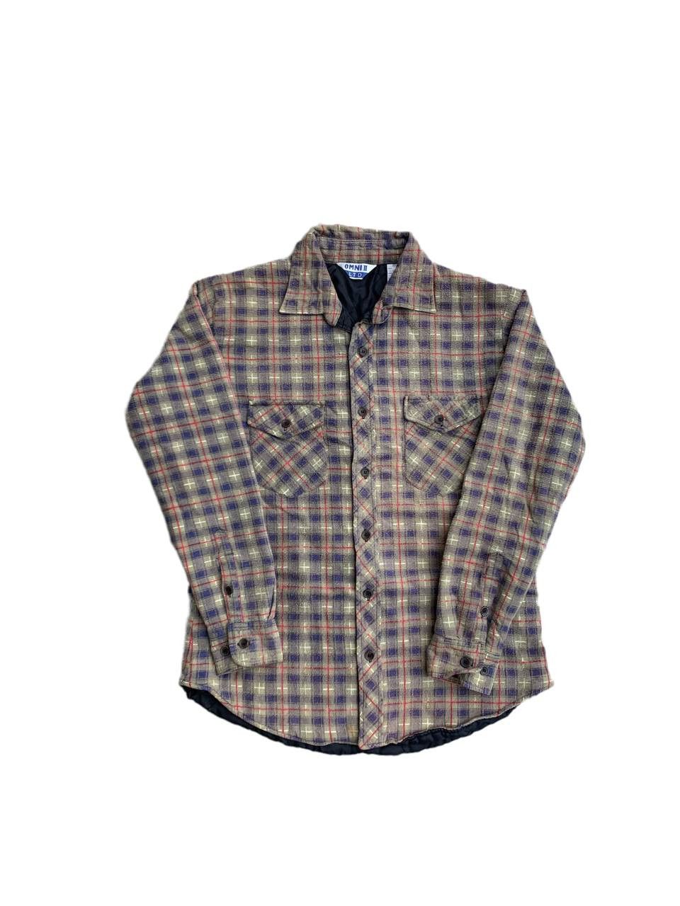Vintage Vintage Gingham Plaid Quilted Primaloft Lined Shirt Jacket Size US S / EU 44-46 / 1 - 1 Thumbnail
