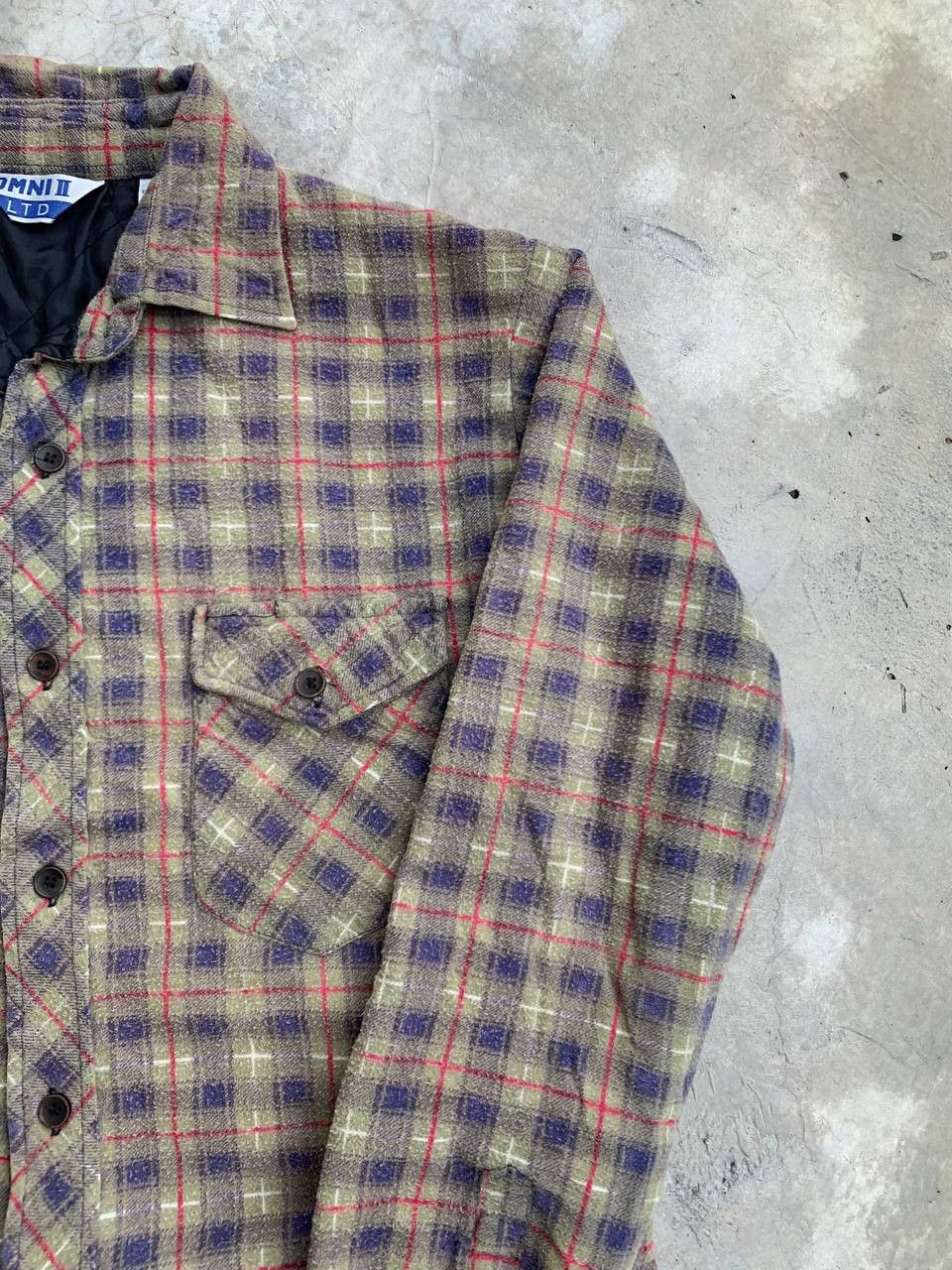 Vintage Vintage Gingham Plaid Quilted Primaloft Lined Shirt Jacket Size US S / EU 44-46 / 1 - 3 Thumbnail