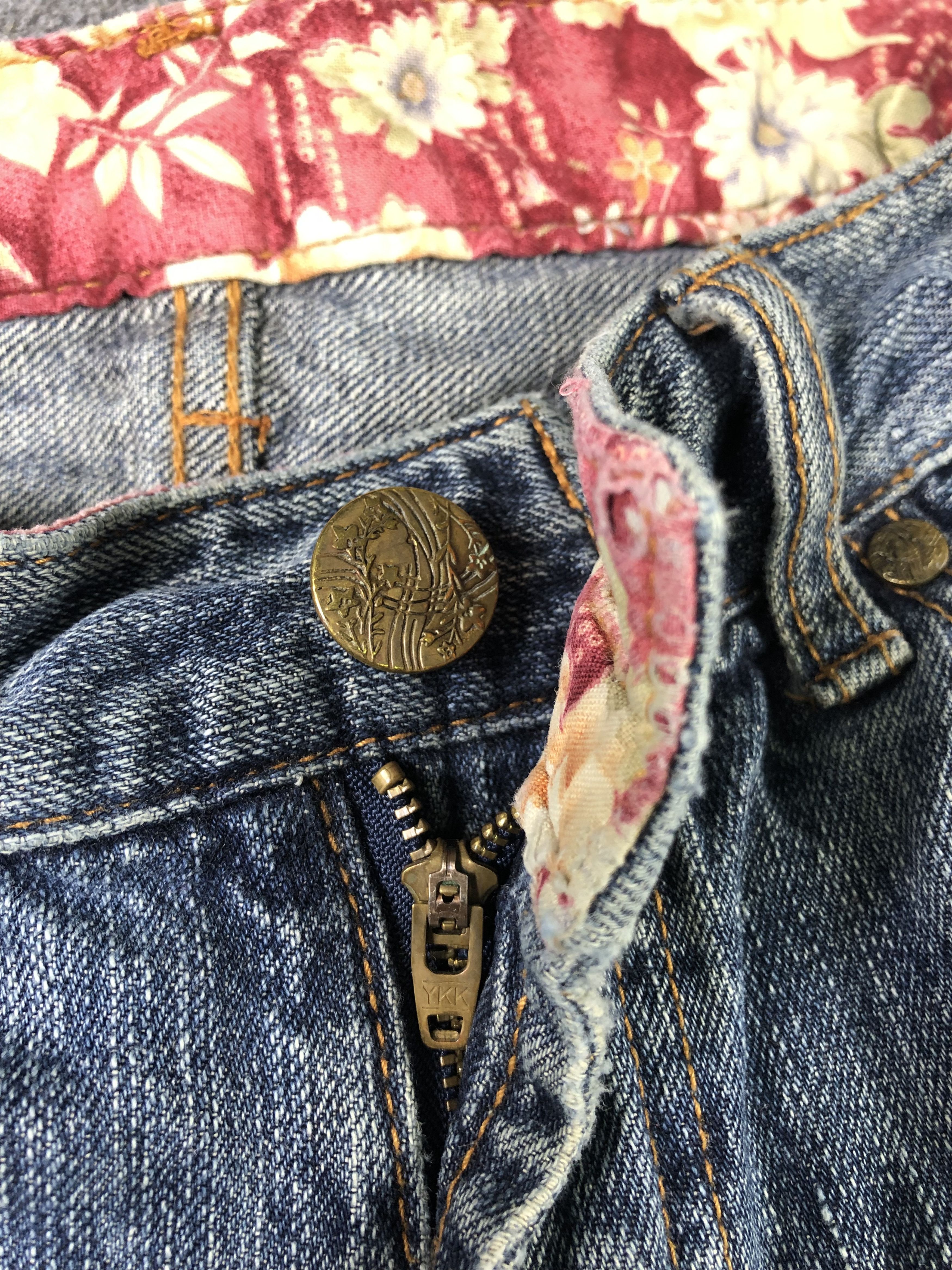 Other Wash Blue Sukajan Jeans 34x27.5 Size US 34 / EU 50 - 5 Thumbnail