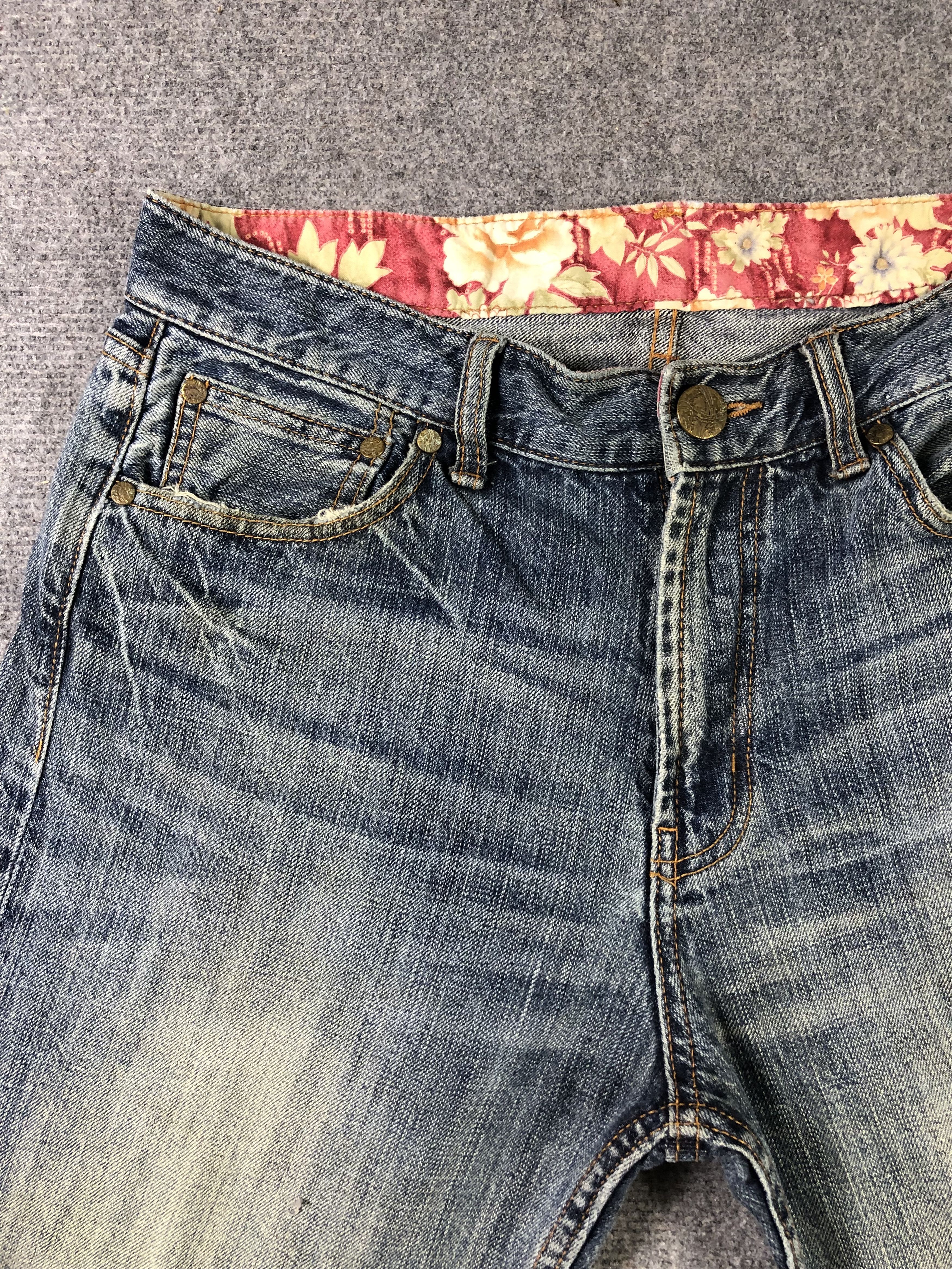 Other Wash Blue Sukajan Jeans 34x27.5 Size US 34 / EU 50 - 3 Thumbnail