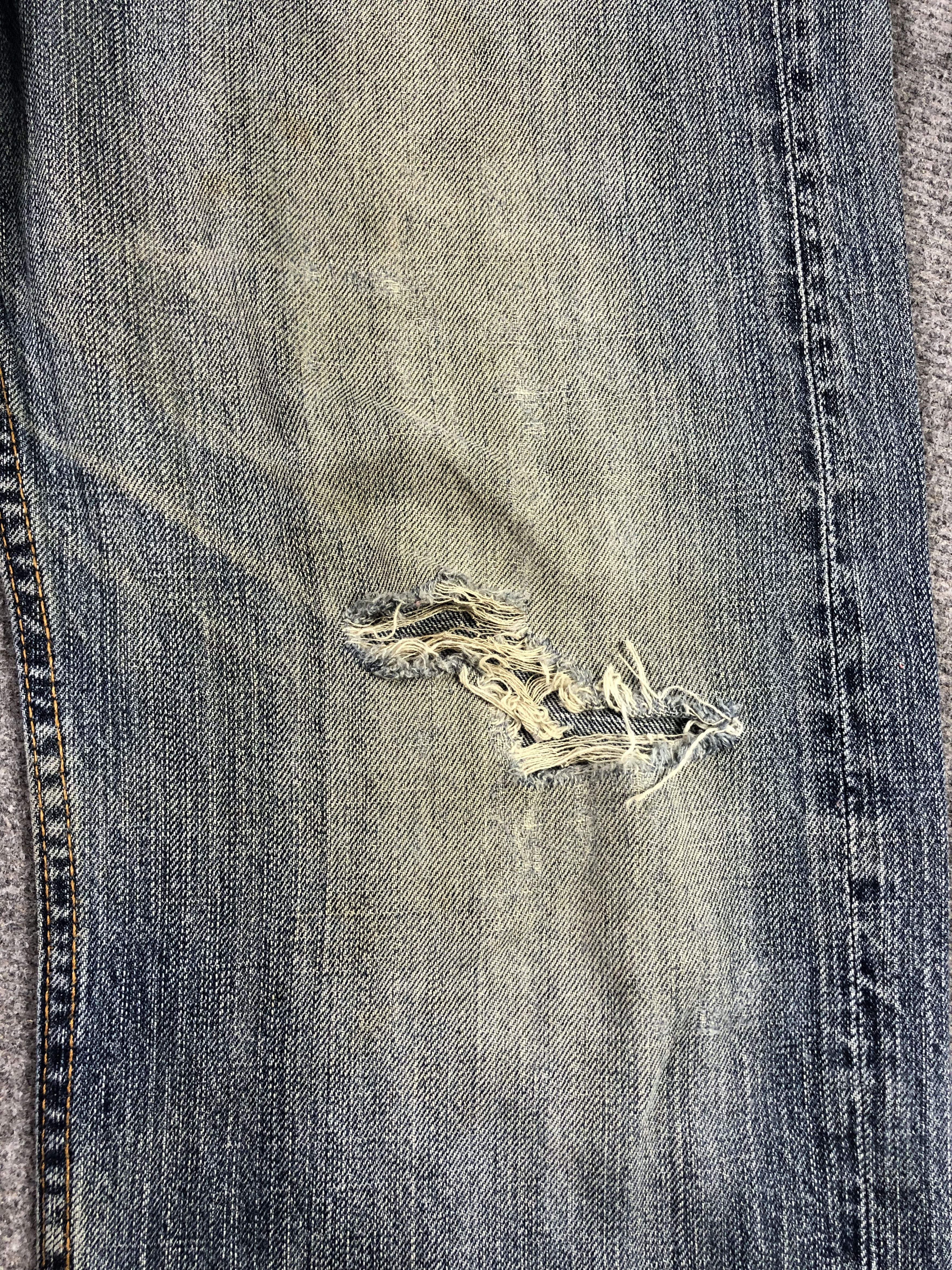 Other Wash Blue Sukajan Jeans 34x27.5 Size US 34 / EU 50 - 10 Thumbnail