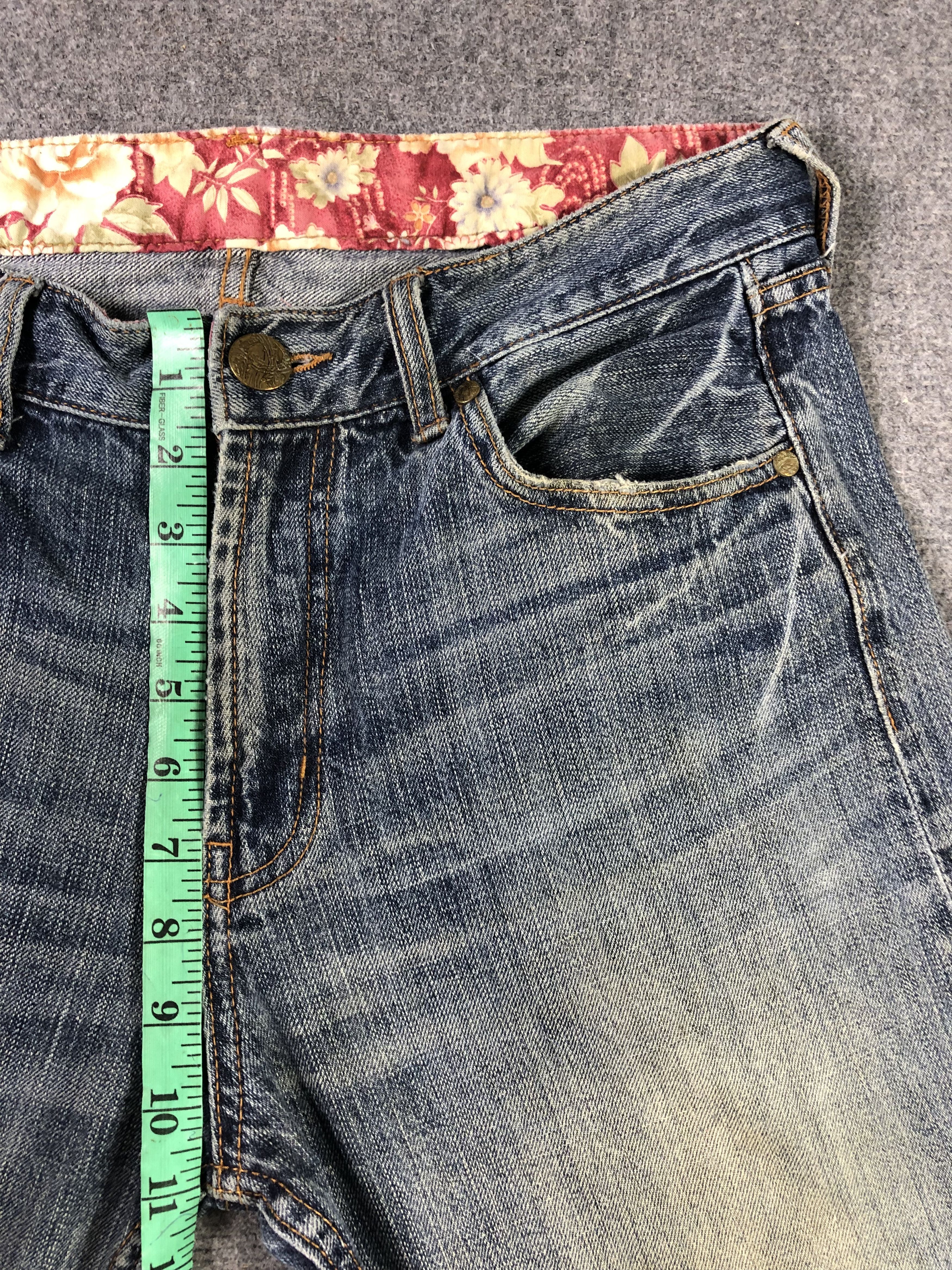 Other Wash Blue Sukajan Jeans 34x27.5 Size US 34 / EU 50 - 8 Thumbnail