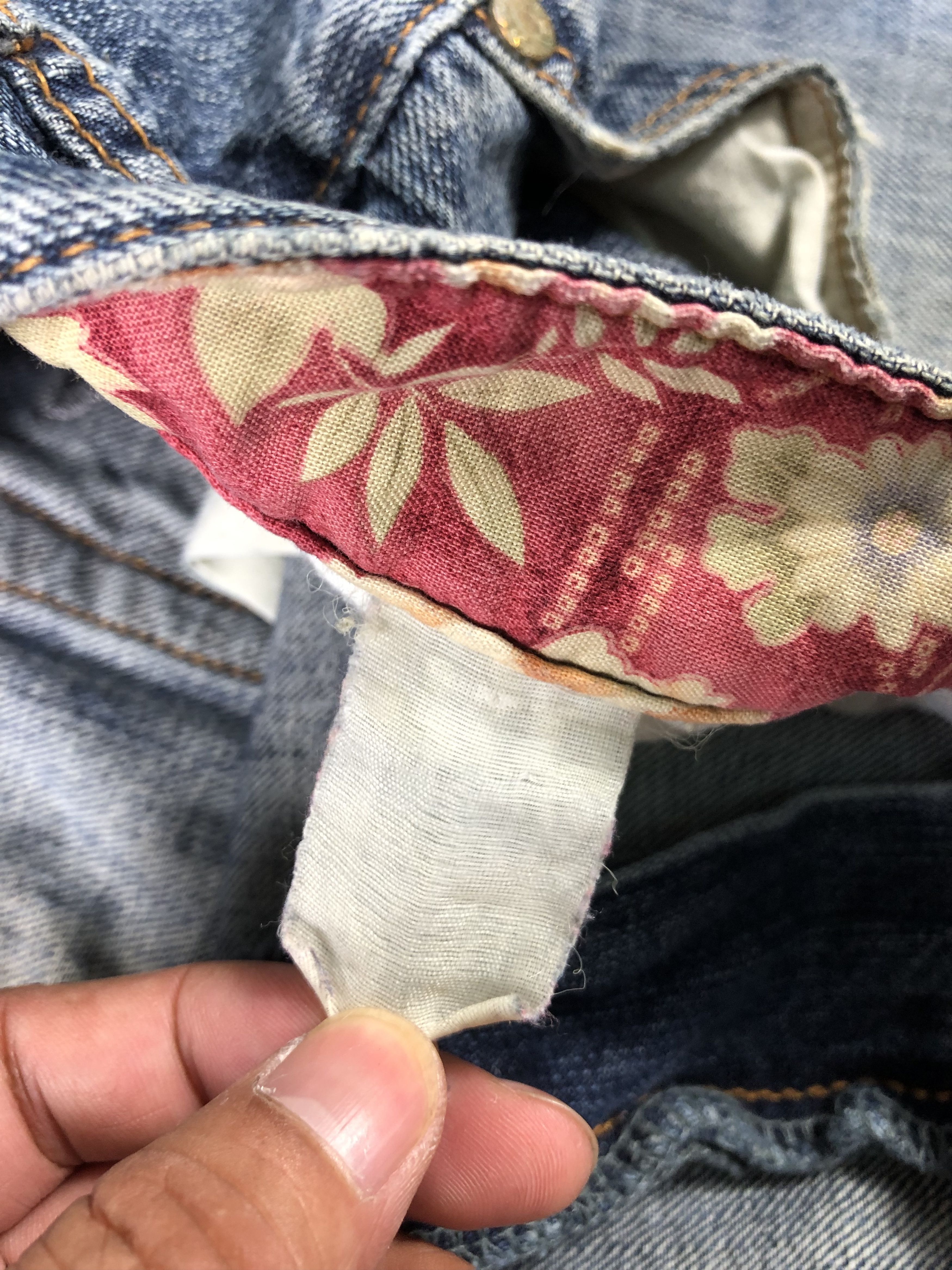 Other Wash Blue Sukajan Jeans 34x27.5 Size US 34 / EU 50 - 6 Thumbnail