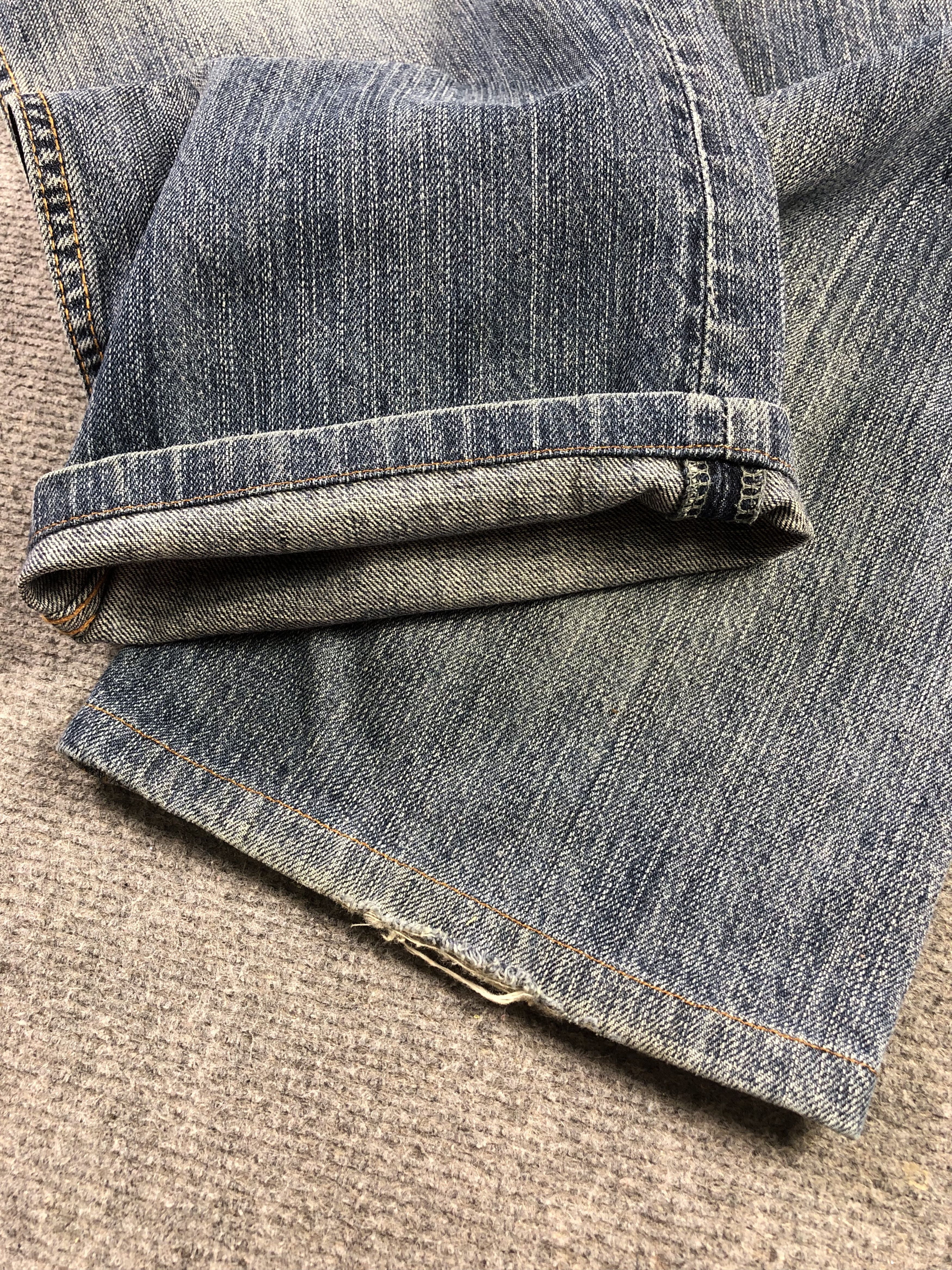 Other Wash Blue Sukajan Jeans 34x27.5 Size US 34 / EU 50 - 14 Thumbnail
