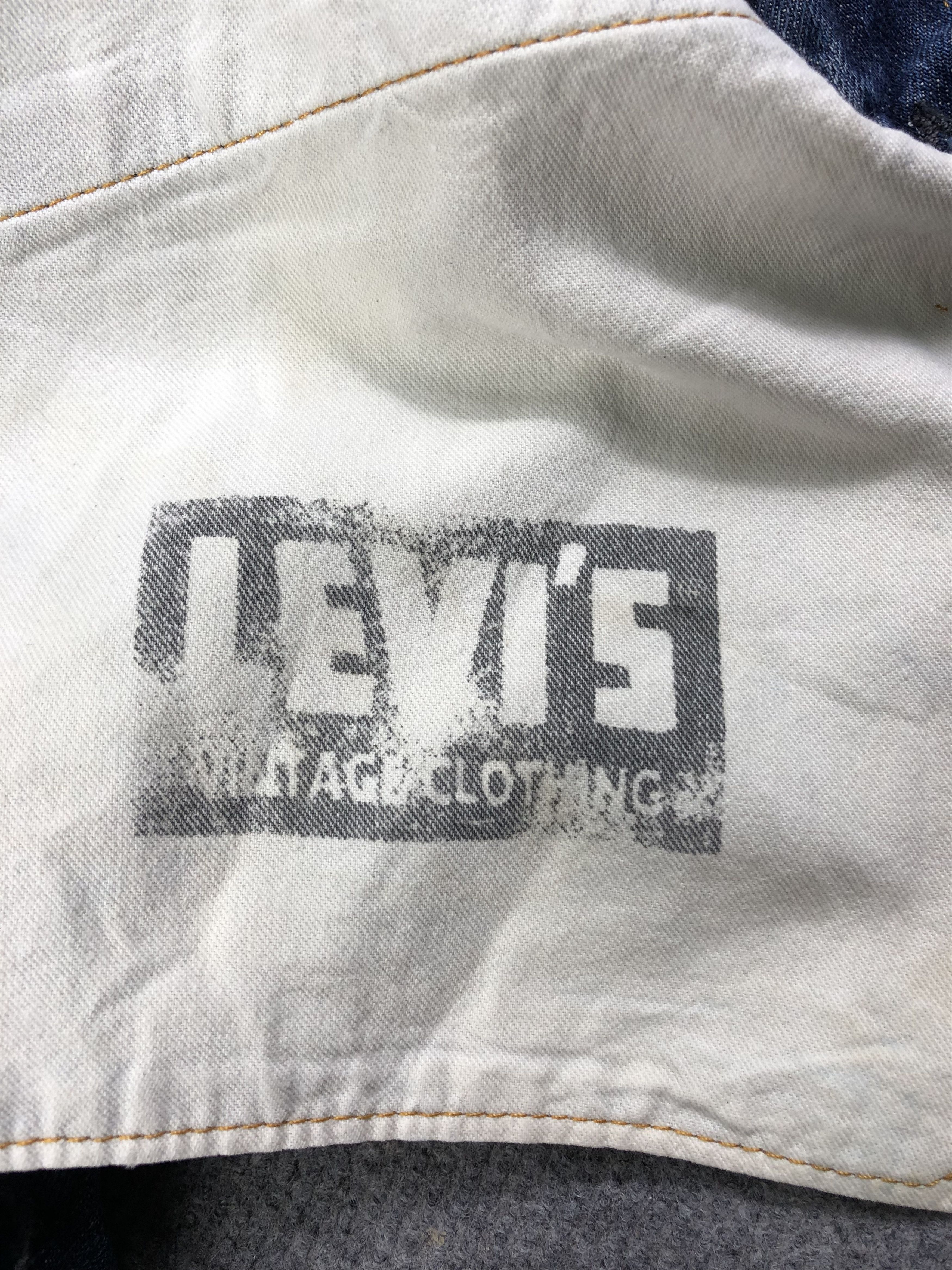 Levi's Wash Blue Levis 501XX Big E Selvedge Jeans 33x35.5 Size US 33 - 7 Thumbnail