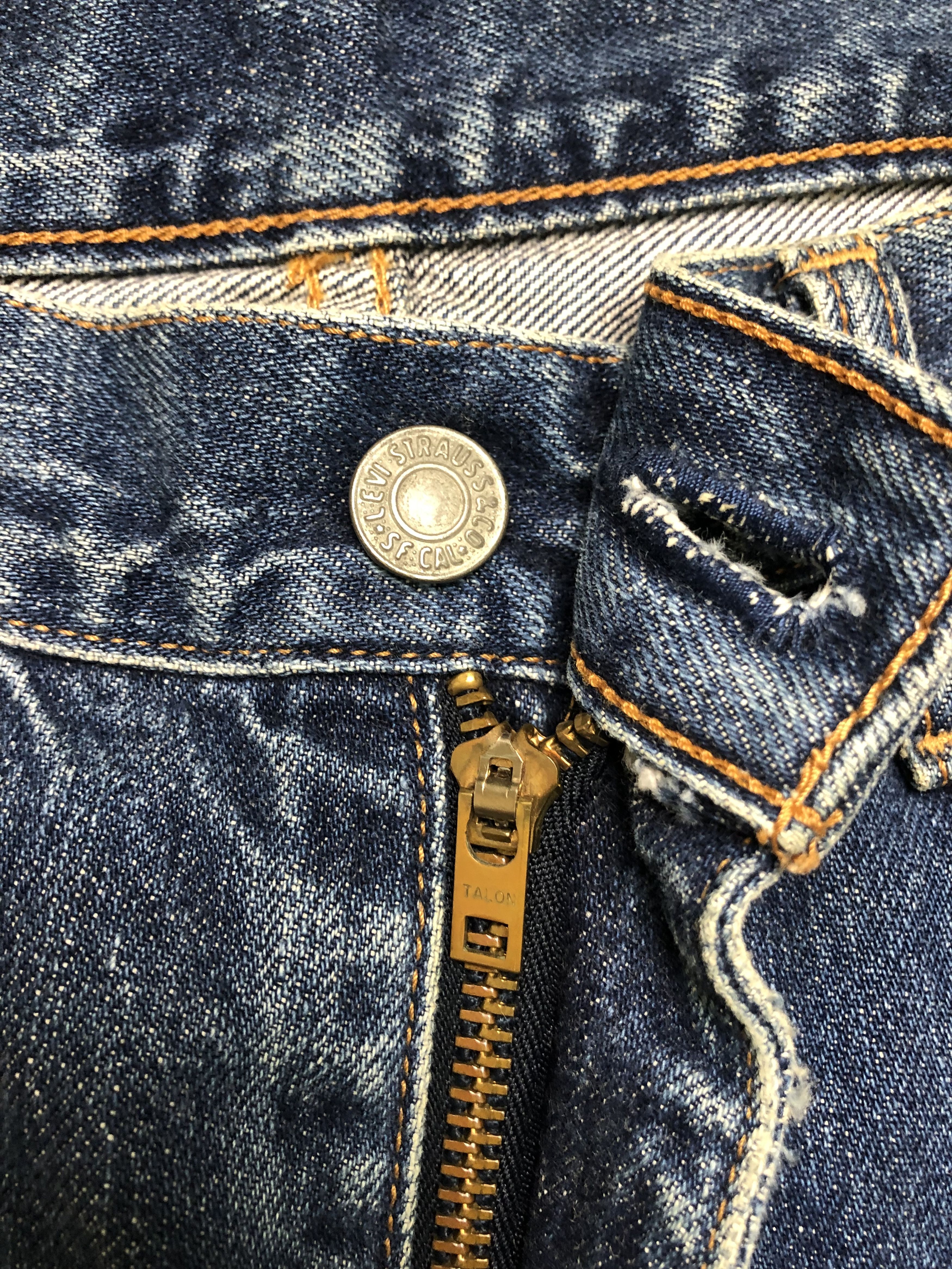 Levi's Vintage Big E 502 Selvedge 30x29.5 Size US 30 / EU 46 - 2 Thumbnail