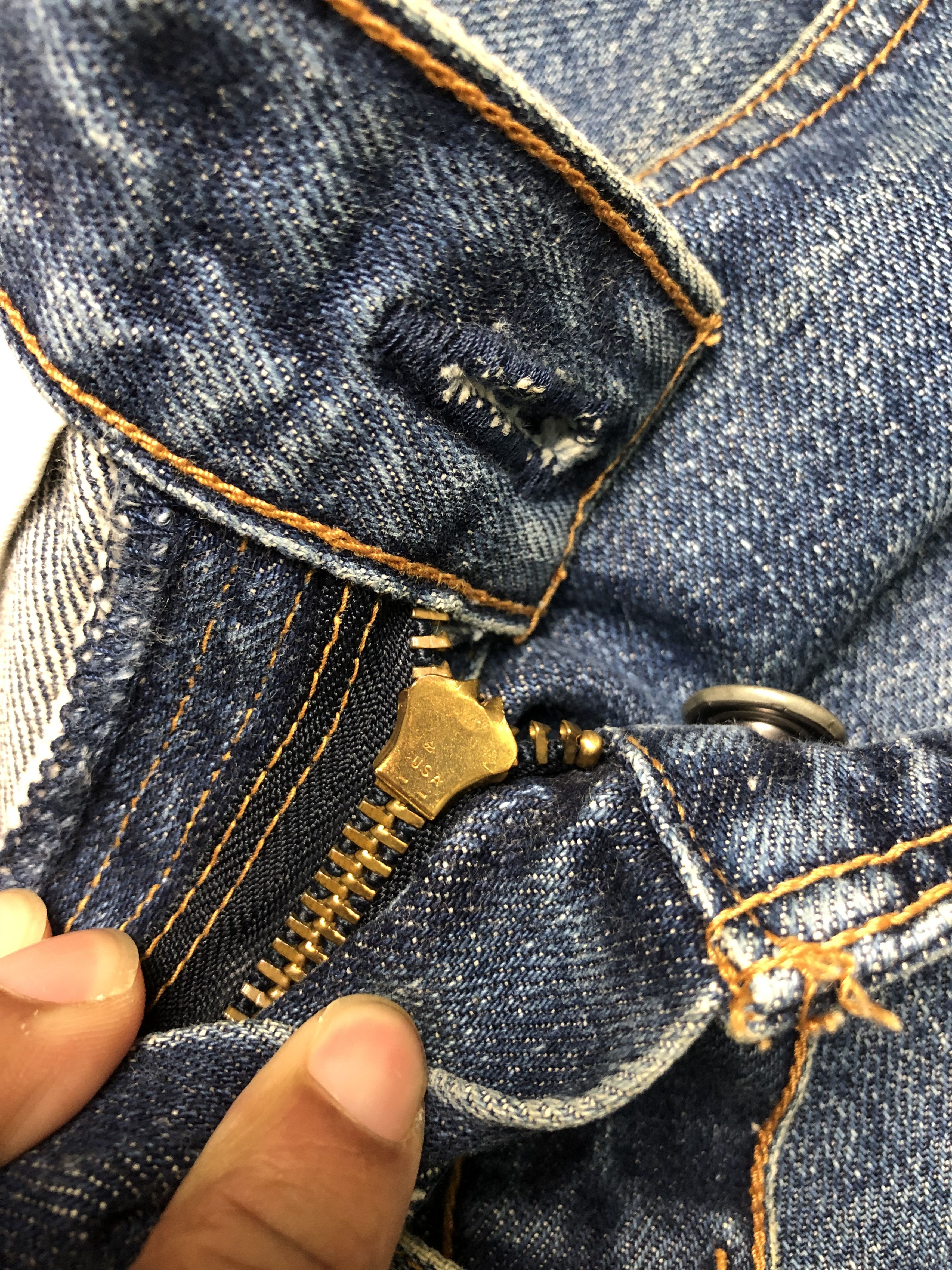 Levi's Vintage Big E 502 Selvedge 30x29.5 Size US 30 / EU 46 - 3 Thumbnail