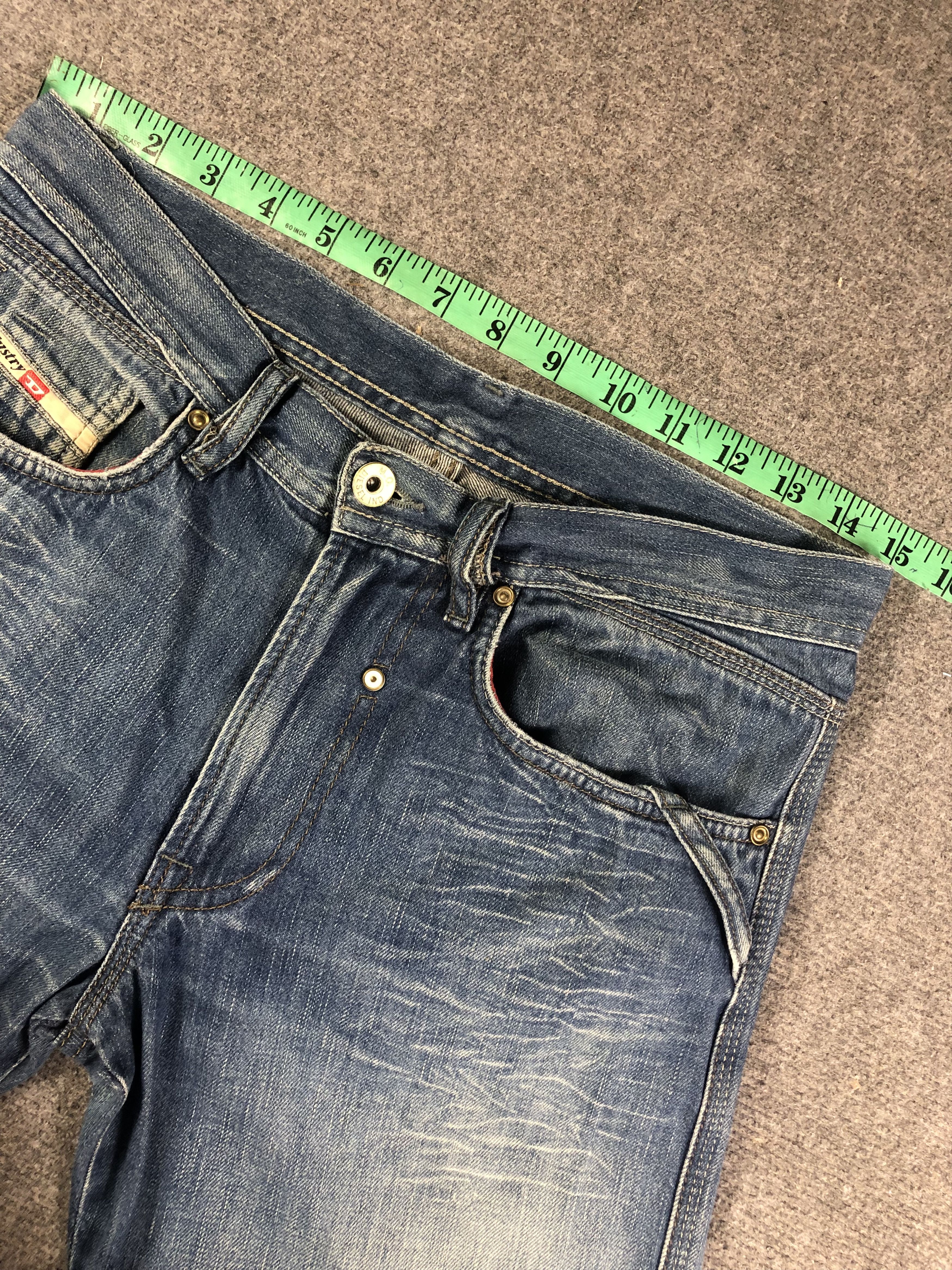 Diesel Wash Blue Diesel Denim Jeans 30x29 Size US 30 / EU 46 - 9 Thumbnail