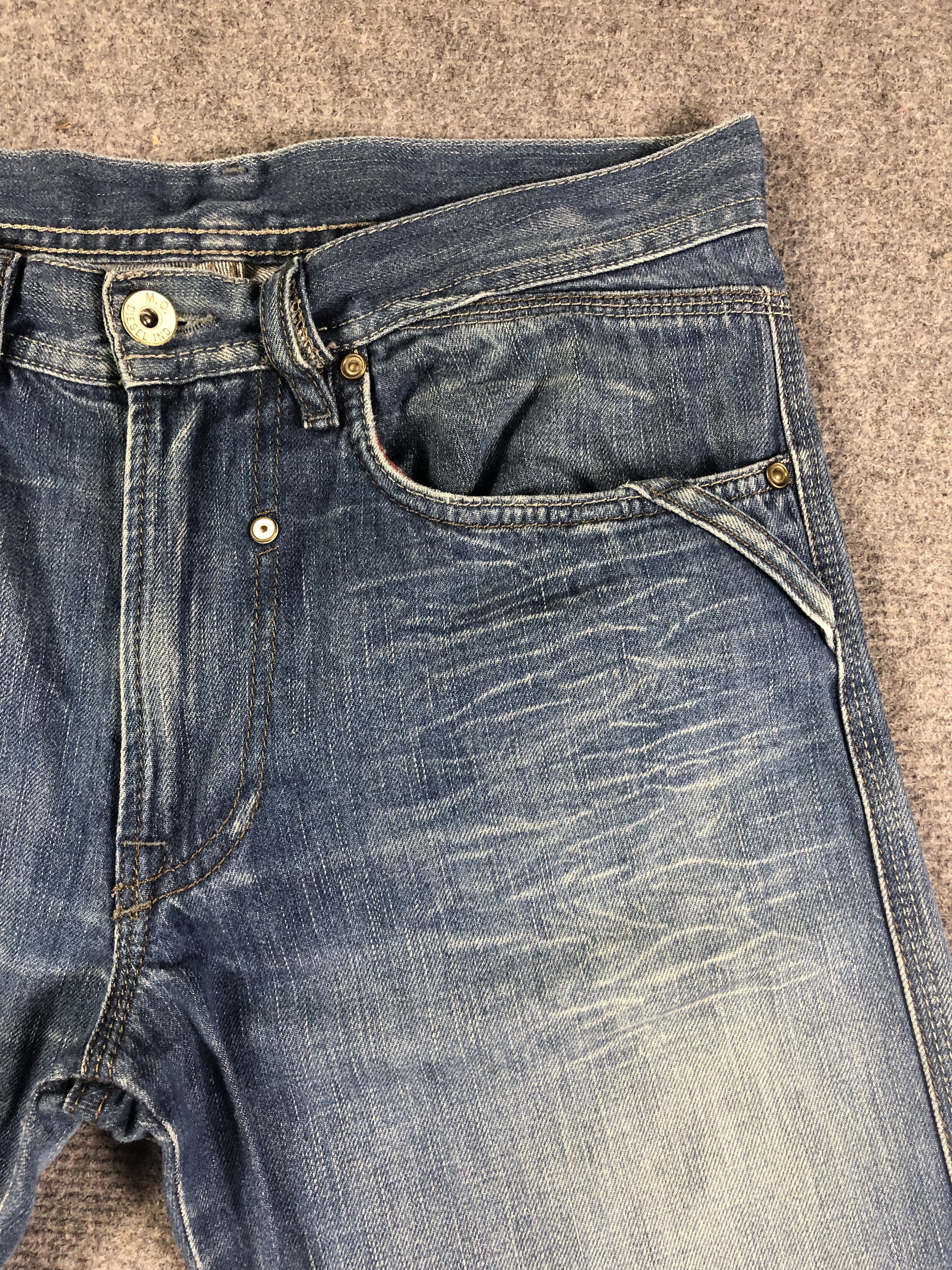 Diesel Wash Blue Diesel Denim Jeans 30x29 Size US 30 / EU 46 - 4 Thumbnail