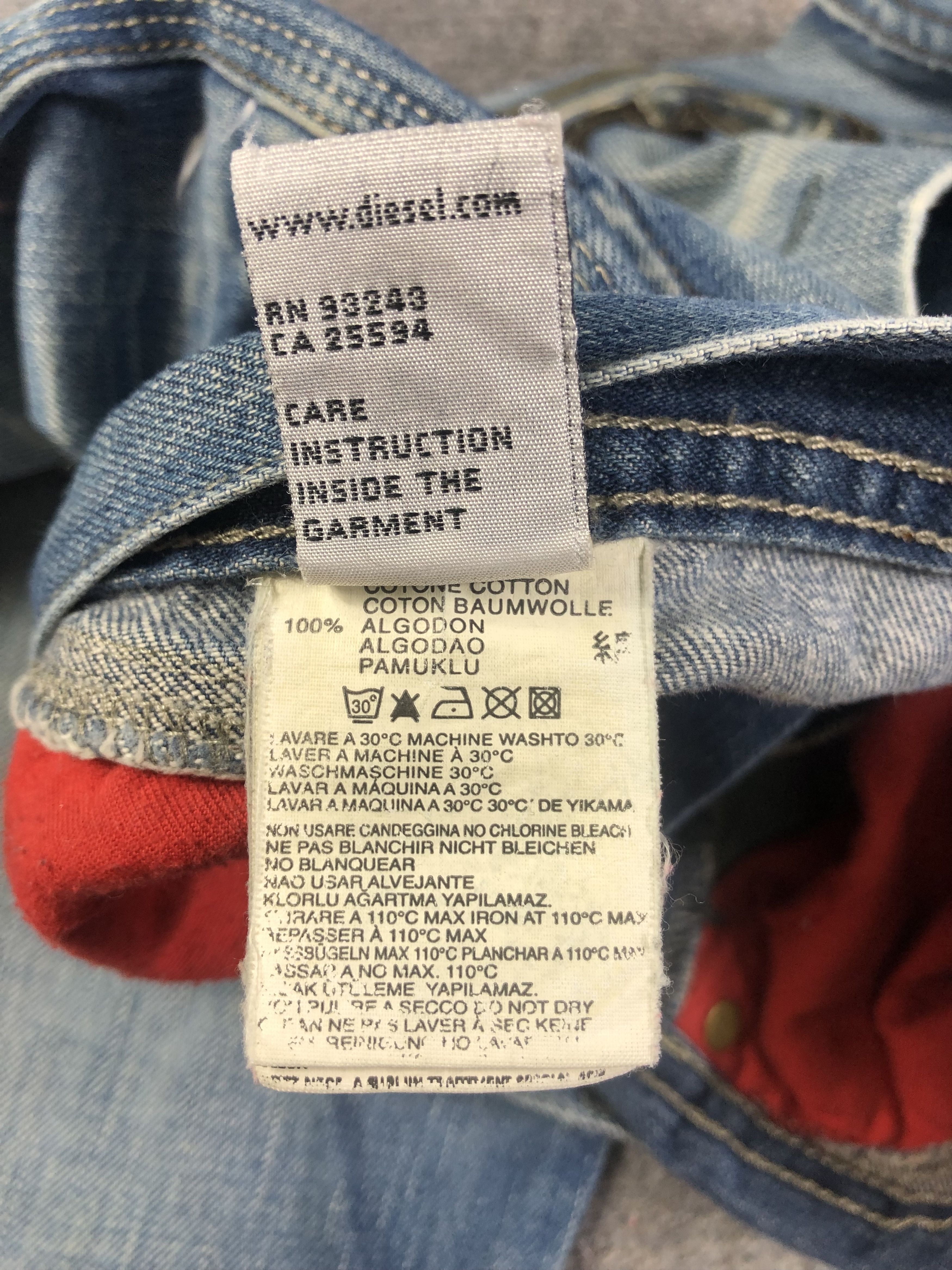 Diesel Wash Blue Diesel Denim Jeans 30x29 Size US 30 / EU 46 - 7 Thumbnail